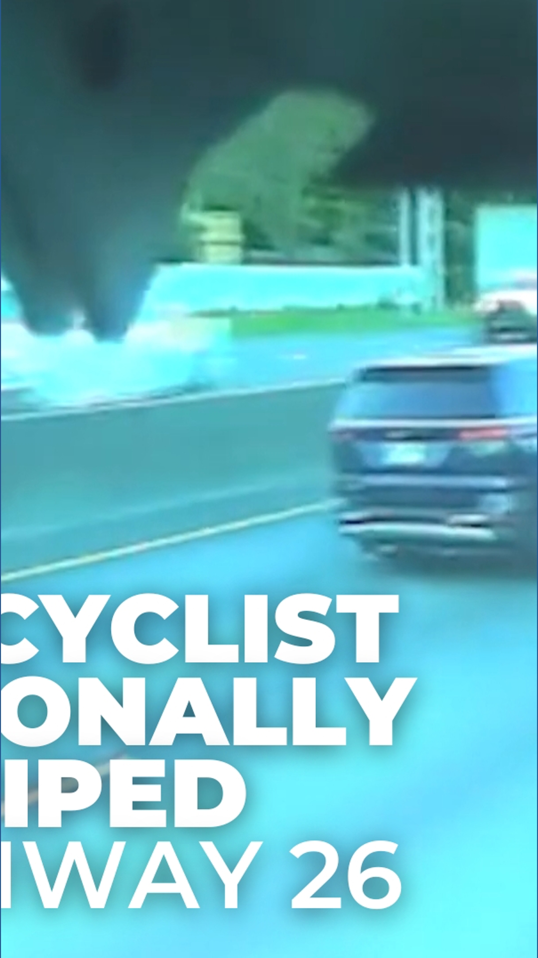 Minivan runs motorcyclist off Highway 26 in apparent road rage incident ...