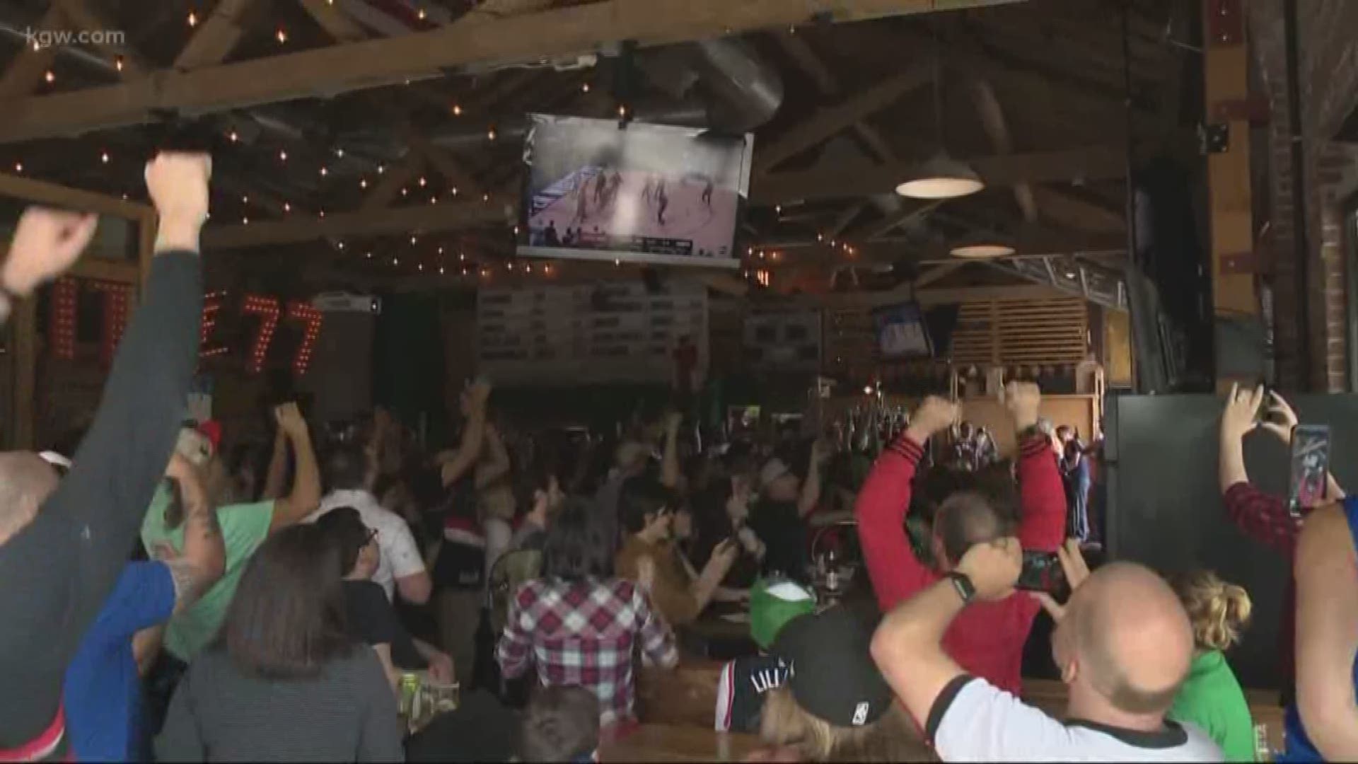 Blazer’s fans react after Game 7 win