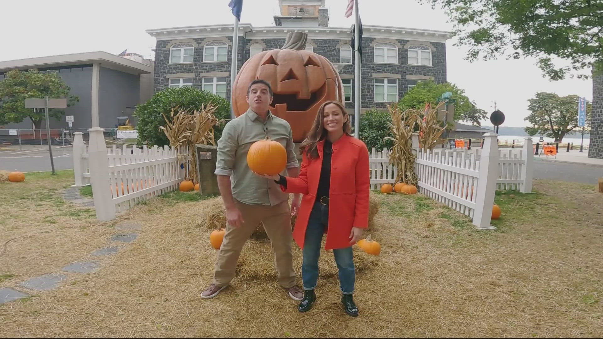 Drew Carney and Chynna Greene spent the day checking out Spirit of Halloweentown, Hallows Woodfired Pizza, Oregon Trail Lanes, Bertucci's and more popular spots.