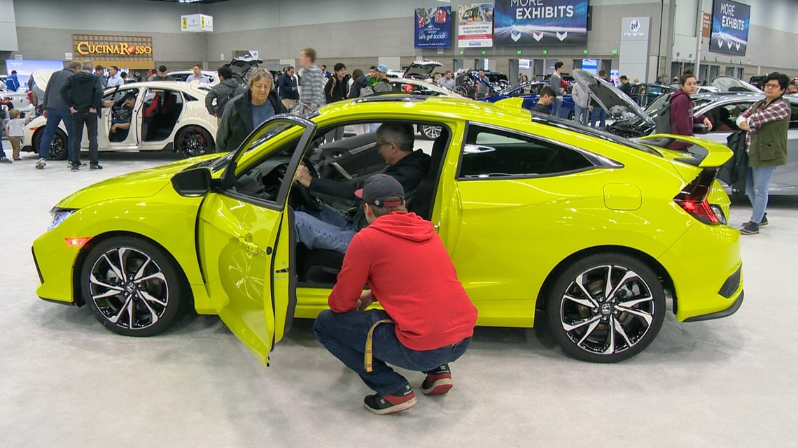 Cars at the Portland Auto Show