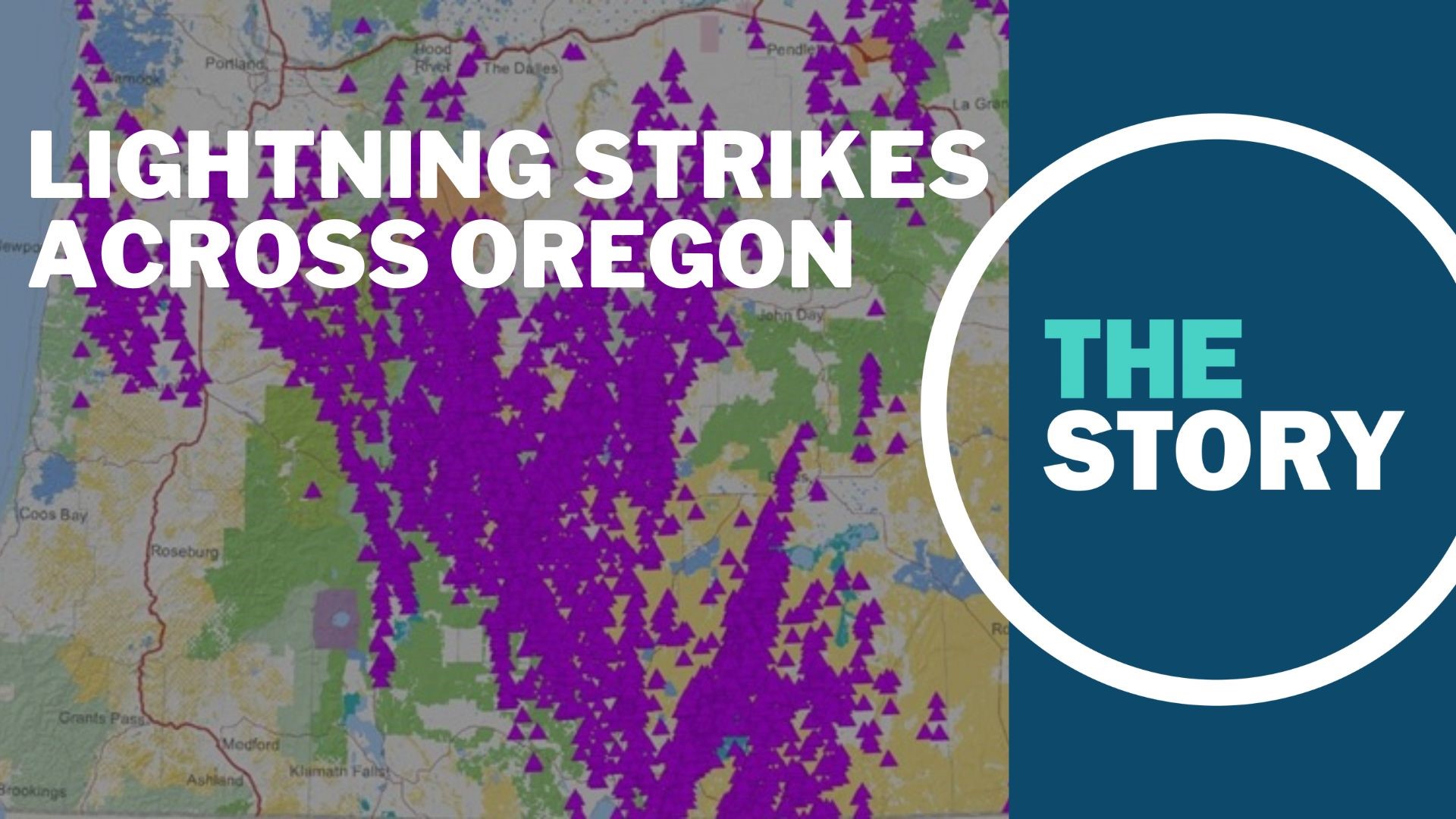 The lightning strikes started 92 fires statewide, but none of them grew to become a major threat.