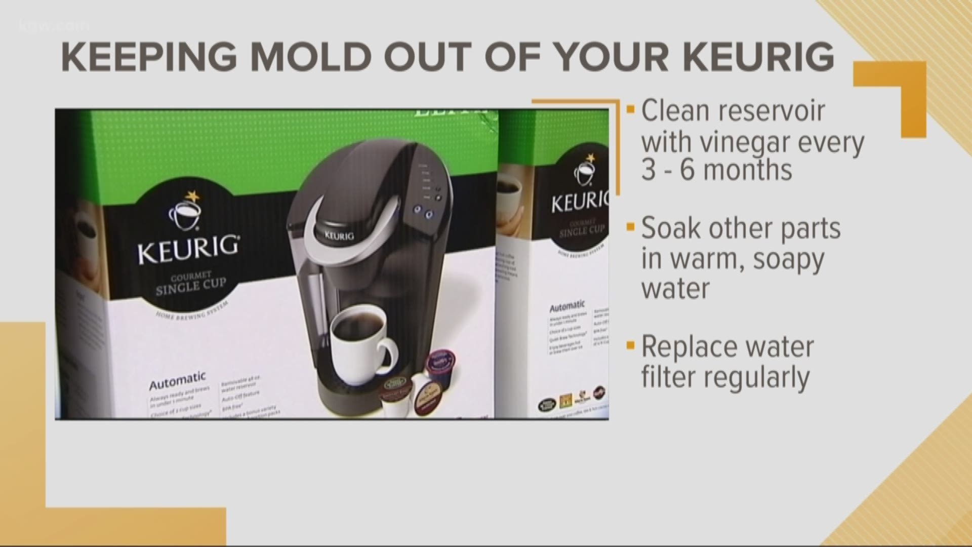 Moldy keurig outlet