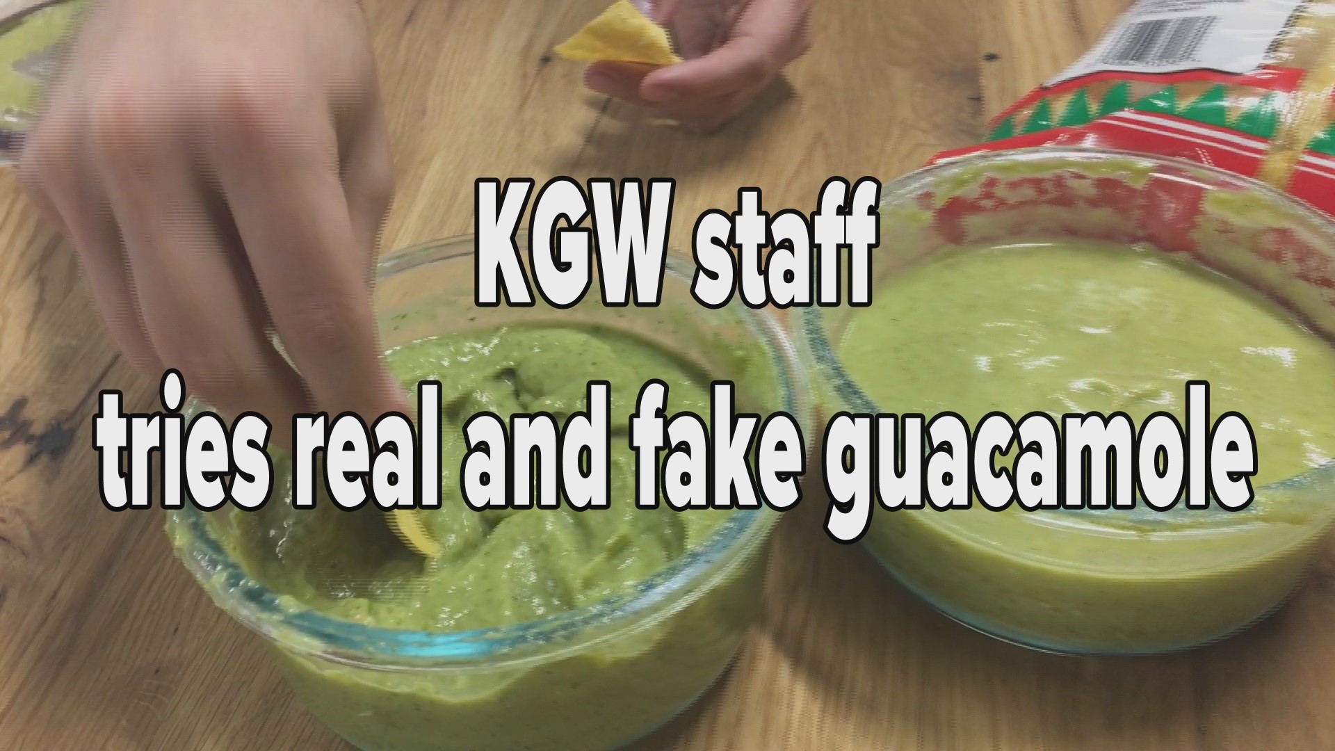 Can the KGW newsroom tell the difference between real and fake guac?
