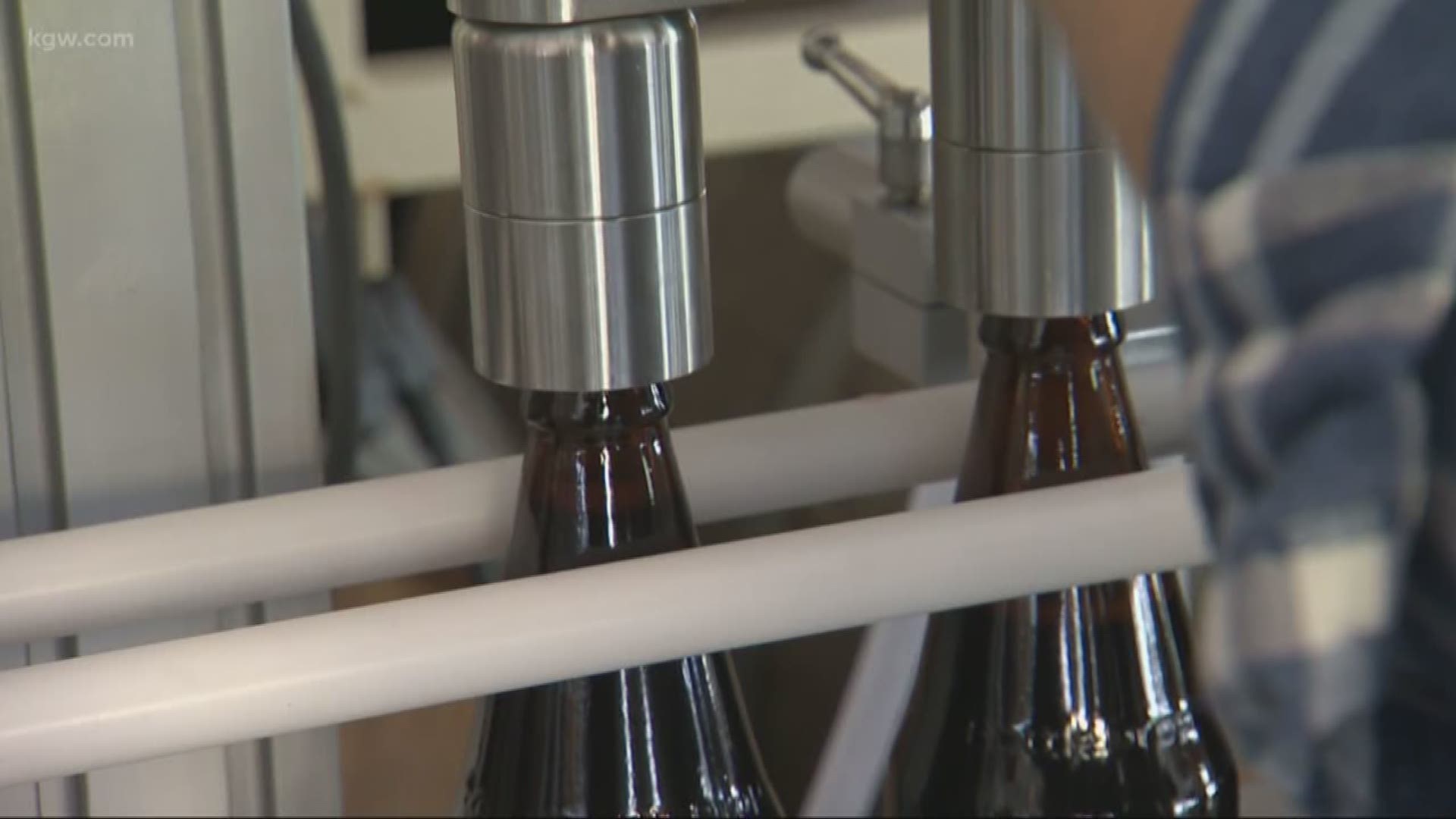 A Portland winery is the first to use reusable bottles.