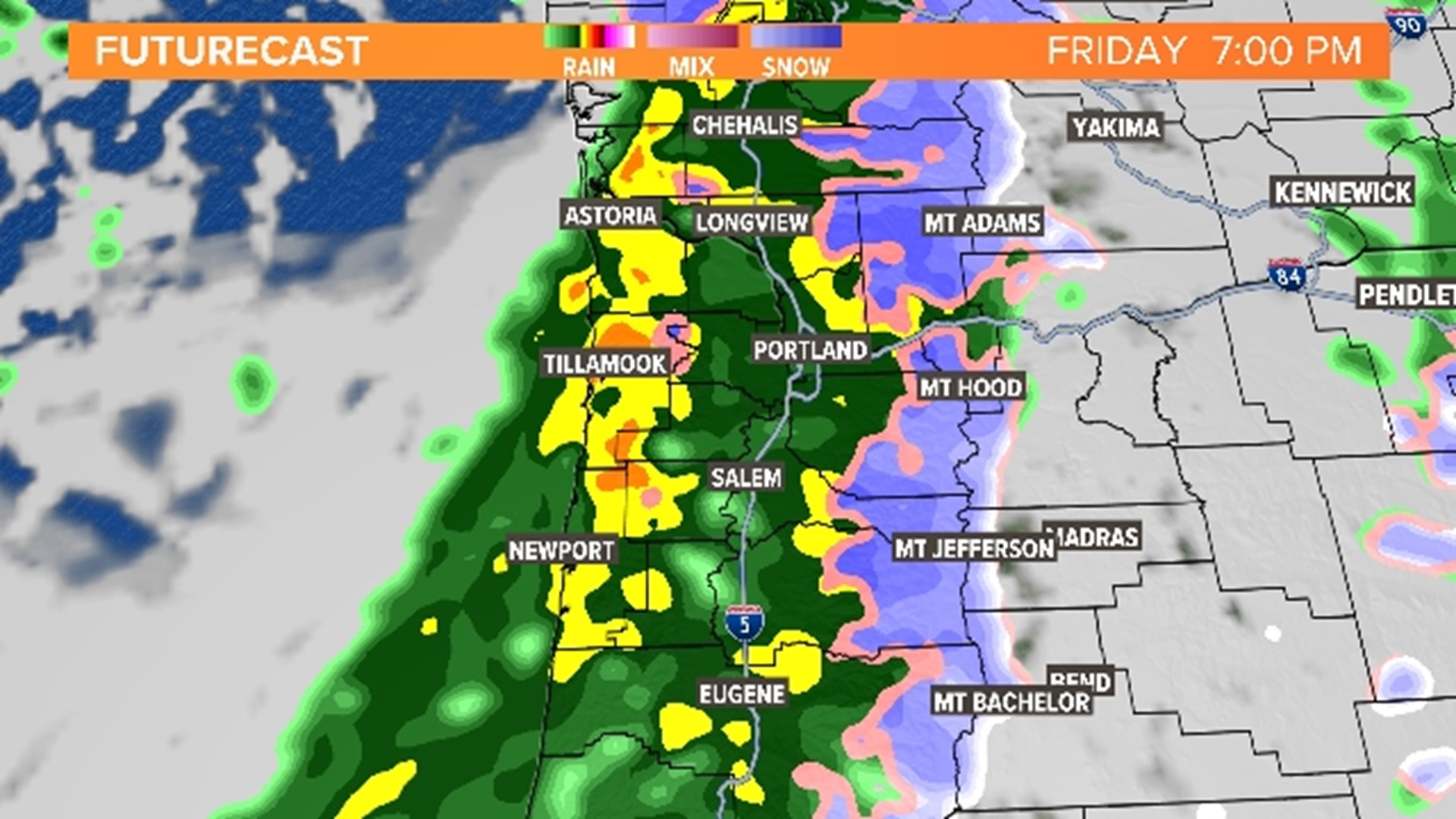 Portland weather Heavy rain expected this weekend