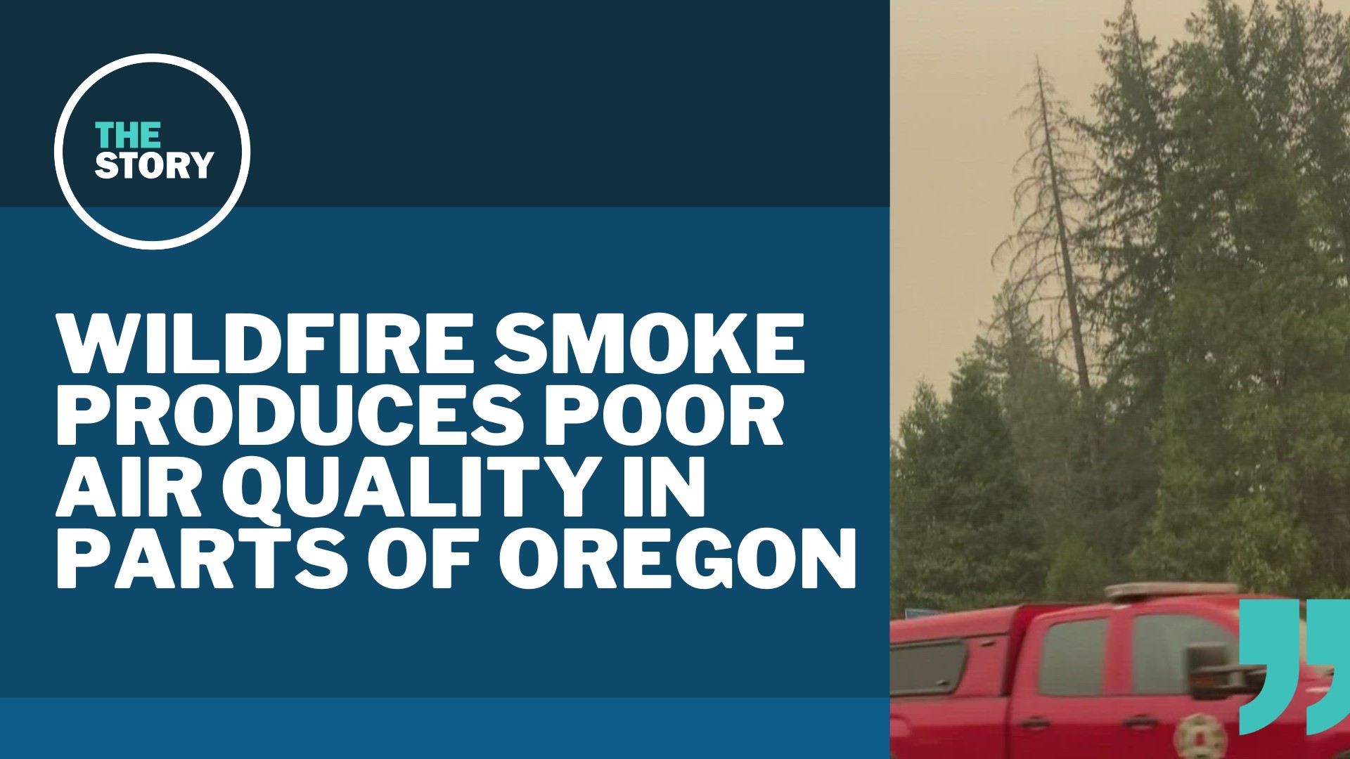 In the Portland metro area, some spots are seeing unhealthy air quality. But the worst areas are in central parts of Oregon around Bend.