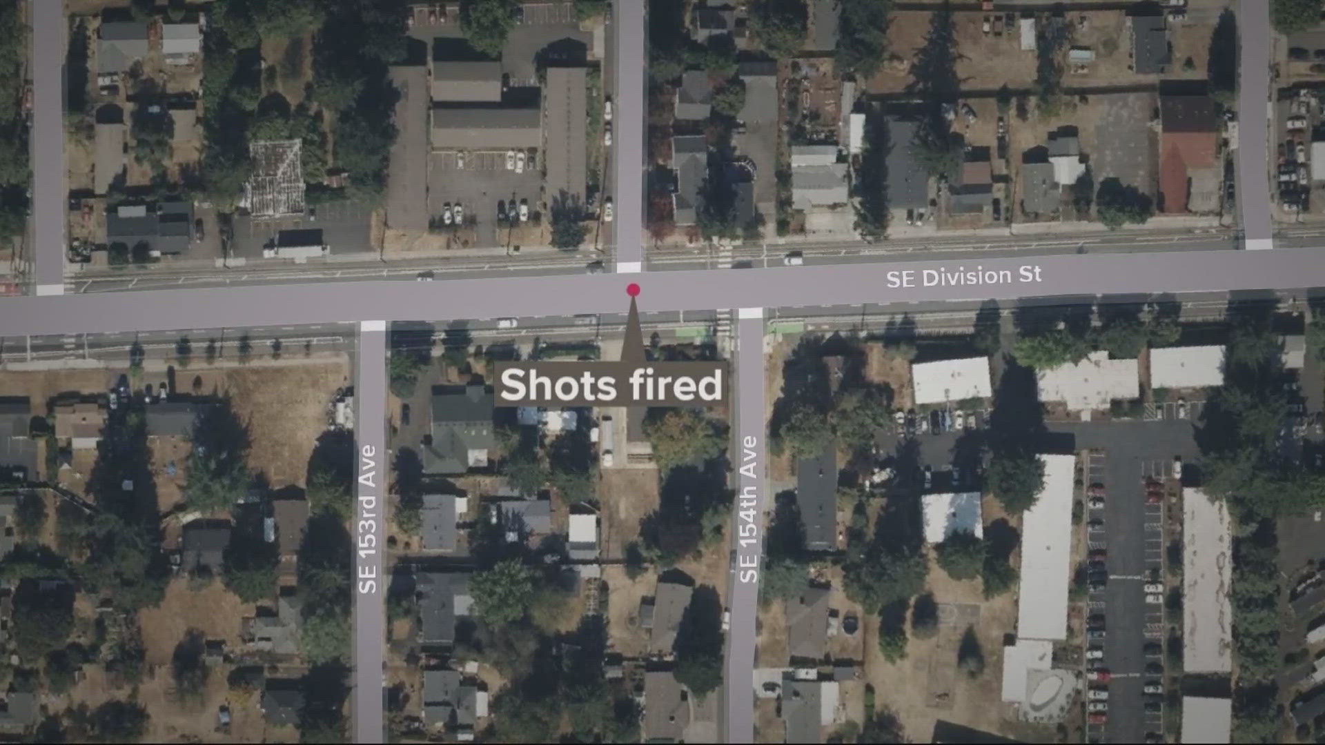 Portland police responded to many reports of shots fired near Southeast 154th Avenue and Division Street.