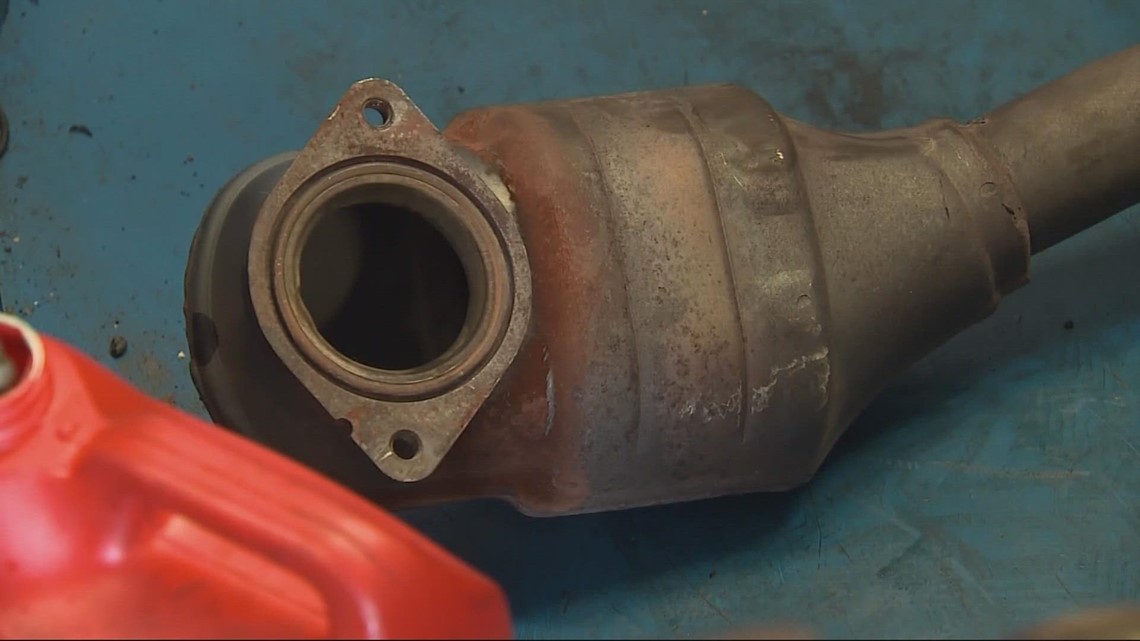 Catalytic converter thieves target cars at Portland International