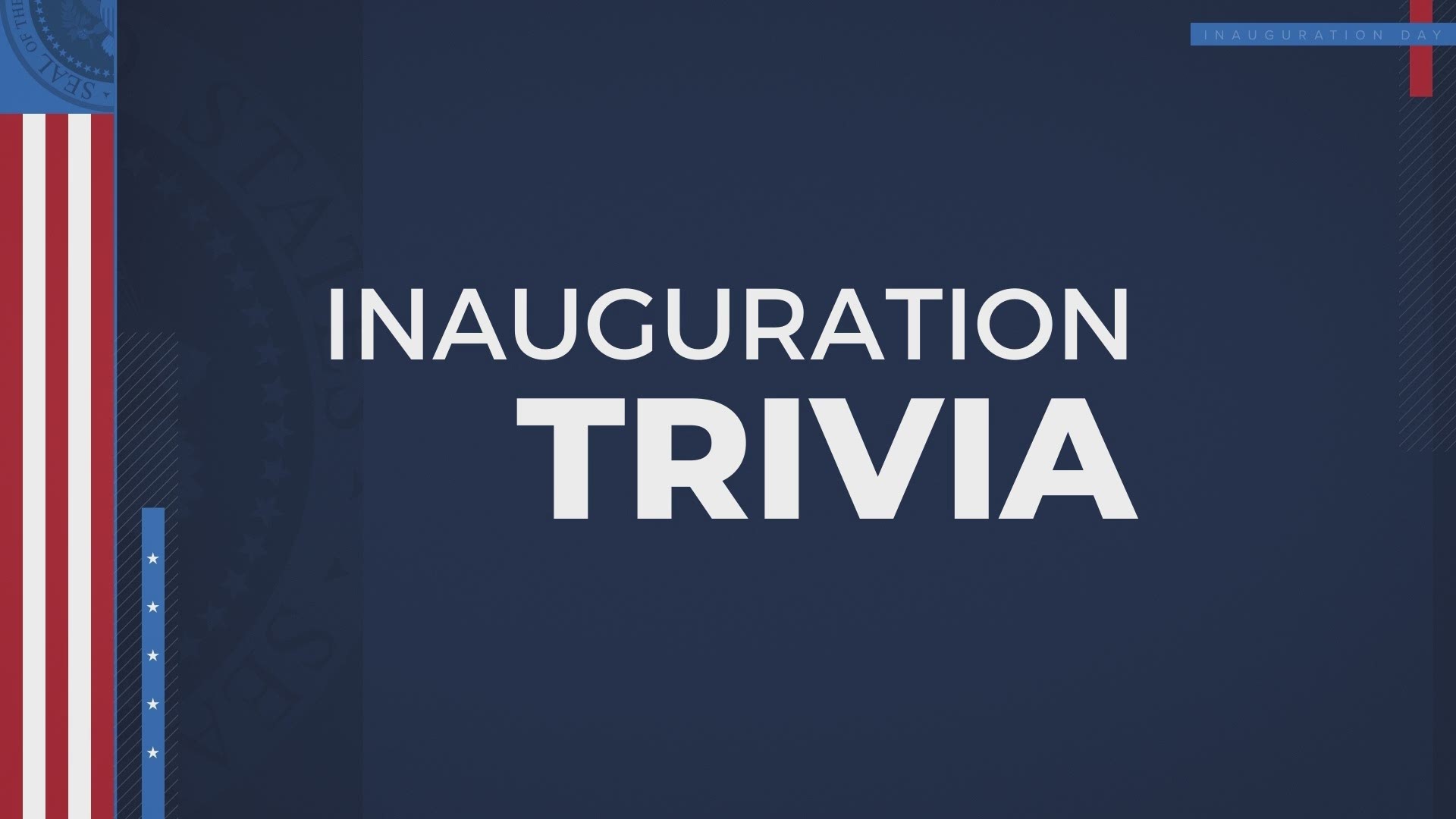 Which president was the first to be inaugurated in Washington D.C.? How many presidents were sworn in away from the nation's capital? Test your knowledge here.