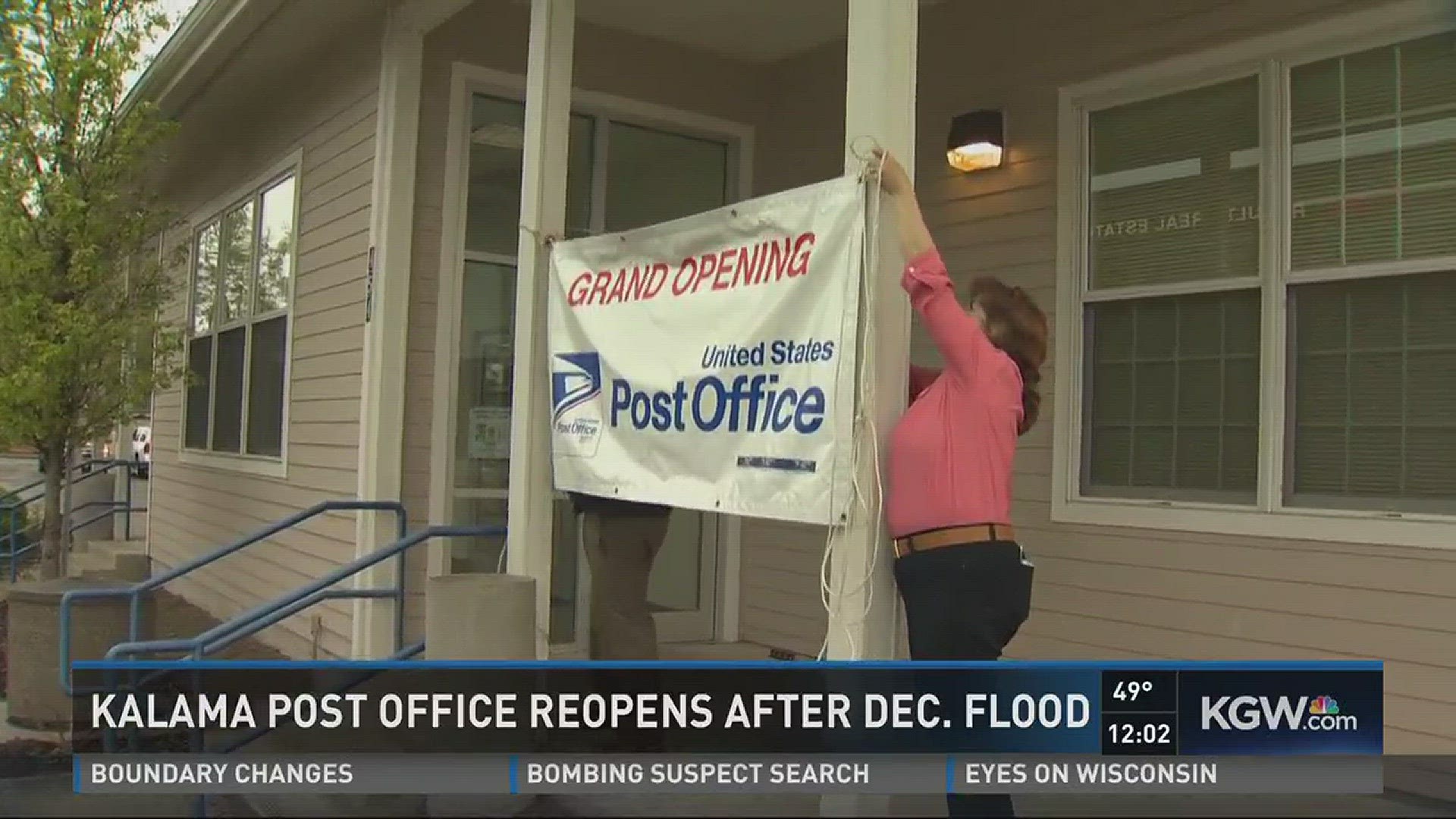 Kalama Post Office reopens after December flood