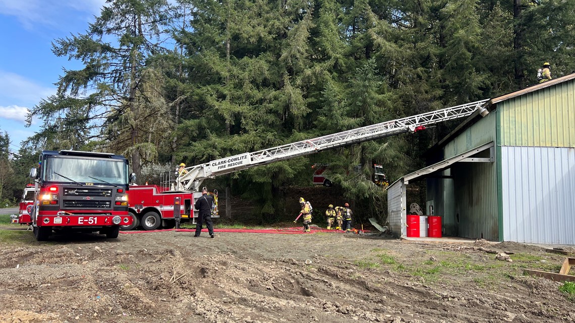 Fire claims one at Clark County shop | kgw.com