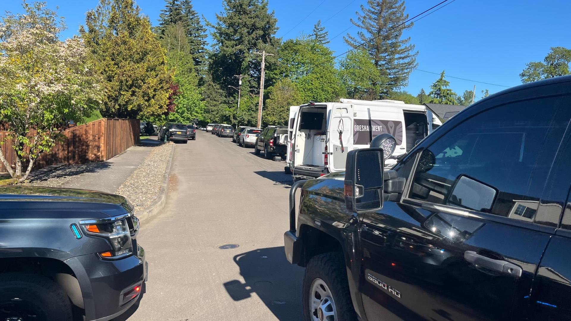 The owner of a home on Bridge Street called 911 to report a man they didn't know was trying to break into their home, the Multnomah County Sheriff's Office said.