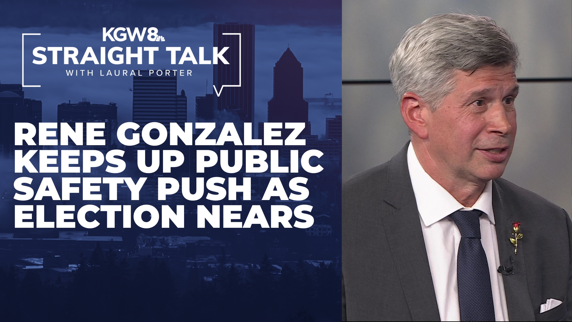 The mayoral candidate says his focus on crime and homelessness as a city commissioner have helped bring about progress in those areas.