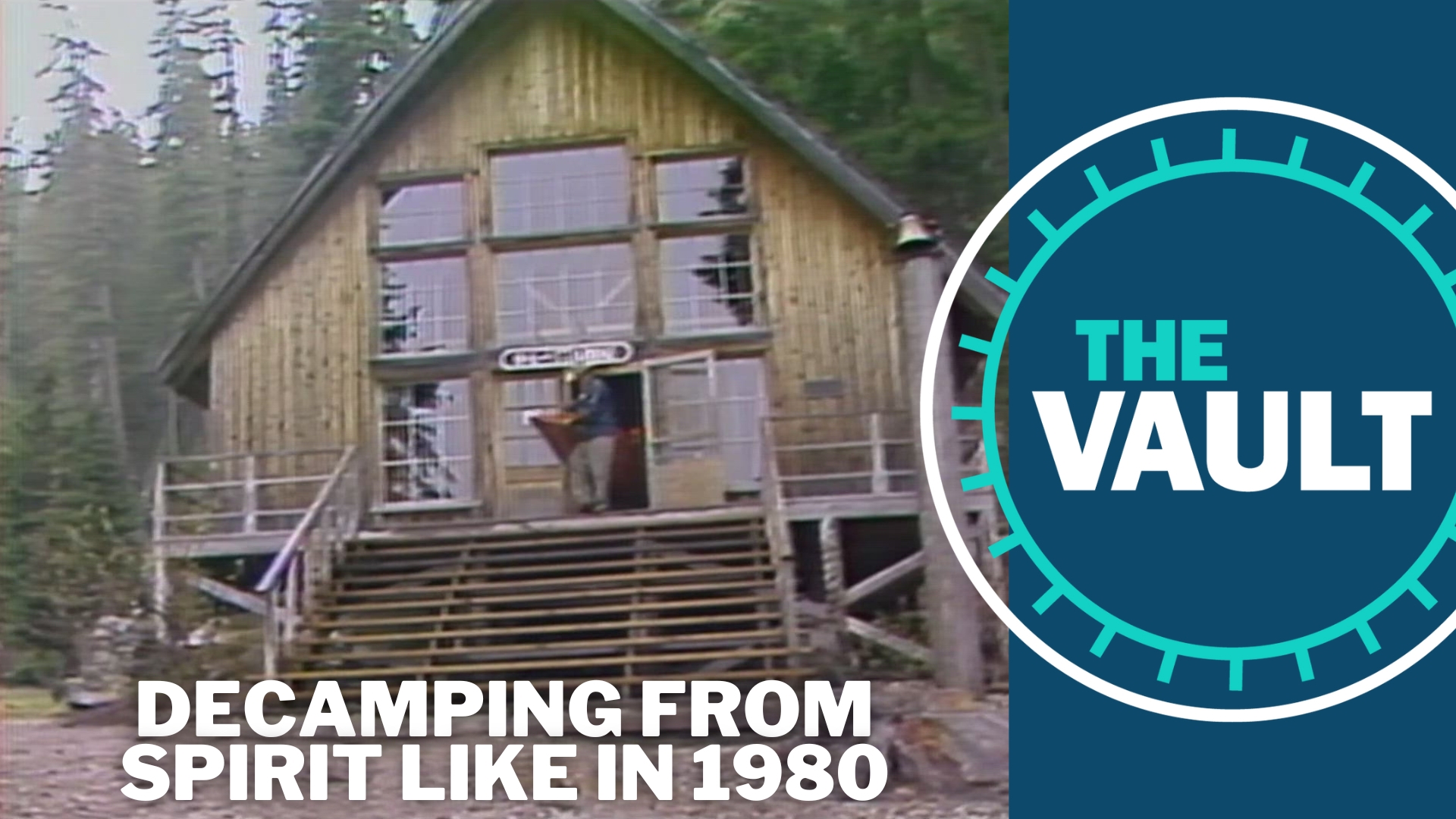 At Spirit Lake, staff of the summer camp there loaded up all the supplies they could carry and shipped out — leaving only the unflappable Harry Truman behind.