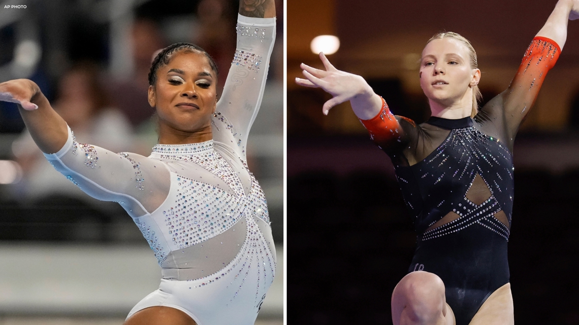 US Olympics Gymnastics Trials Jade Carey, Jordan Chiles results