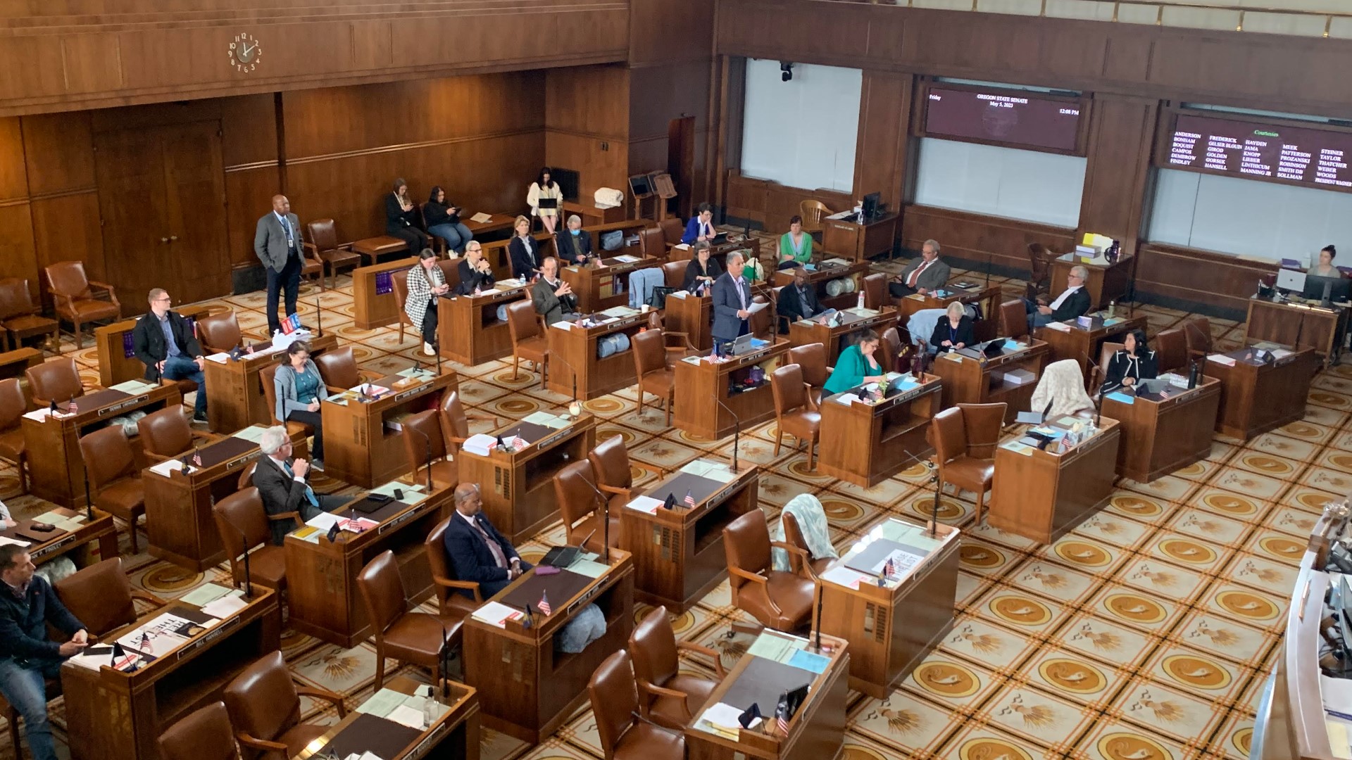 For a third day in a row, the Oregon State Senate could not move forward with its job as most Republicans once again didn't show up to work in the Senate chamber.
