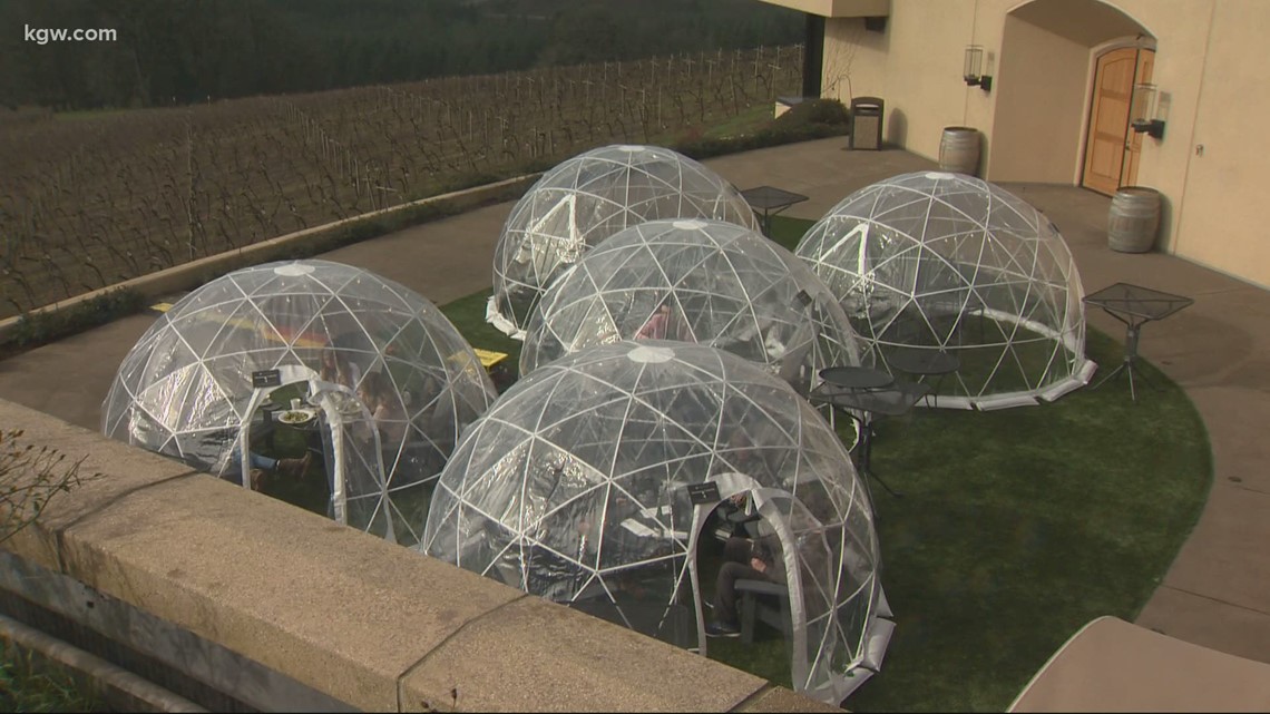 Willamette Valley Winery allows you to stay in your 'bubble' while dining outdoors