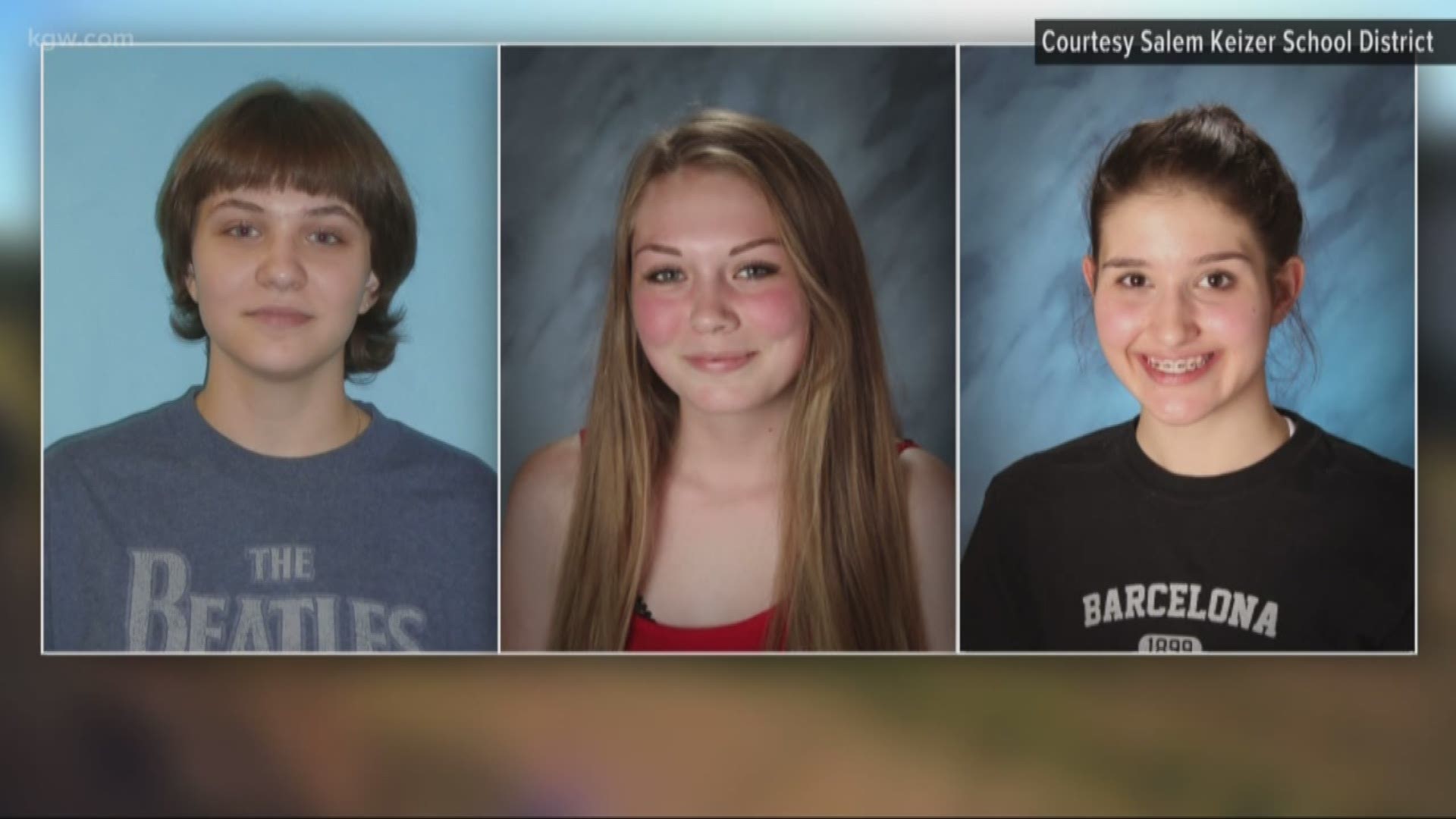 Friends and family held a memorial for three teens killed by a suspected drunk driver.