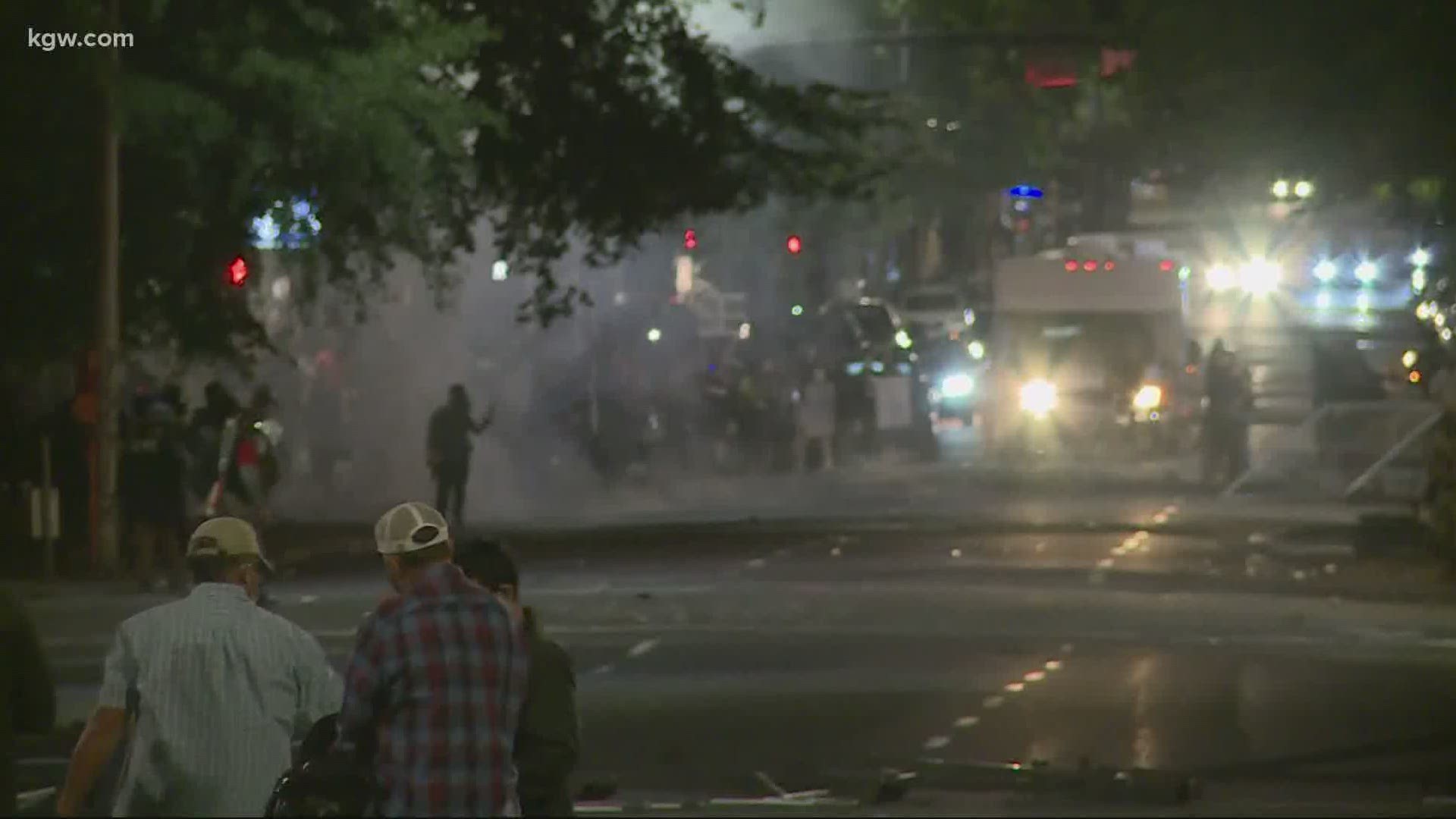 Protests in Portland continue as federal officers remain in the city, despite calls from local and national leaders for them to leave.