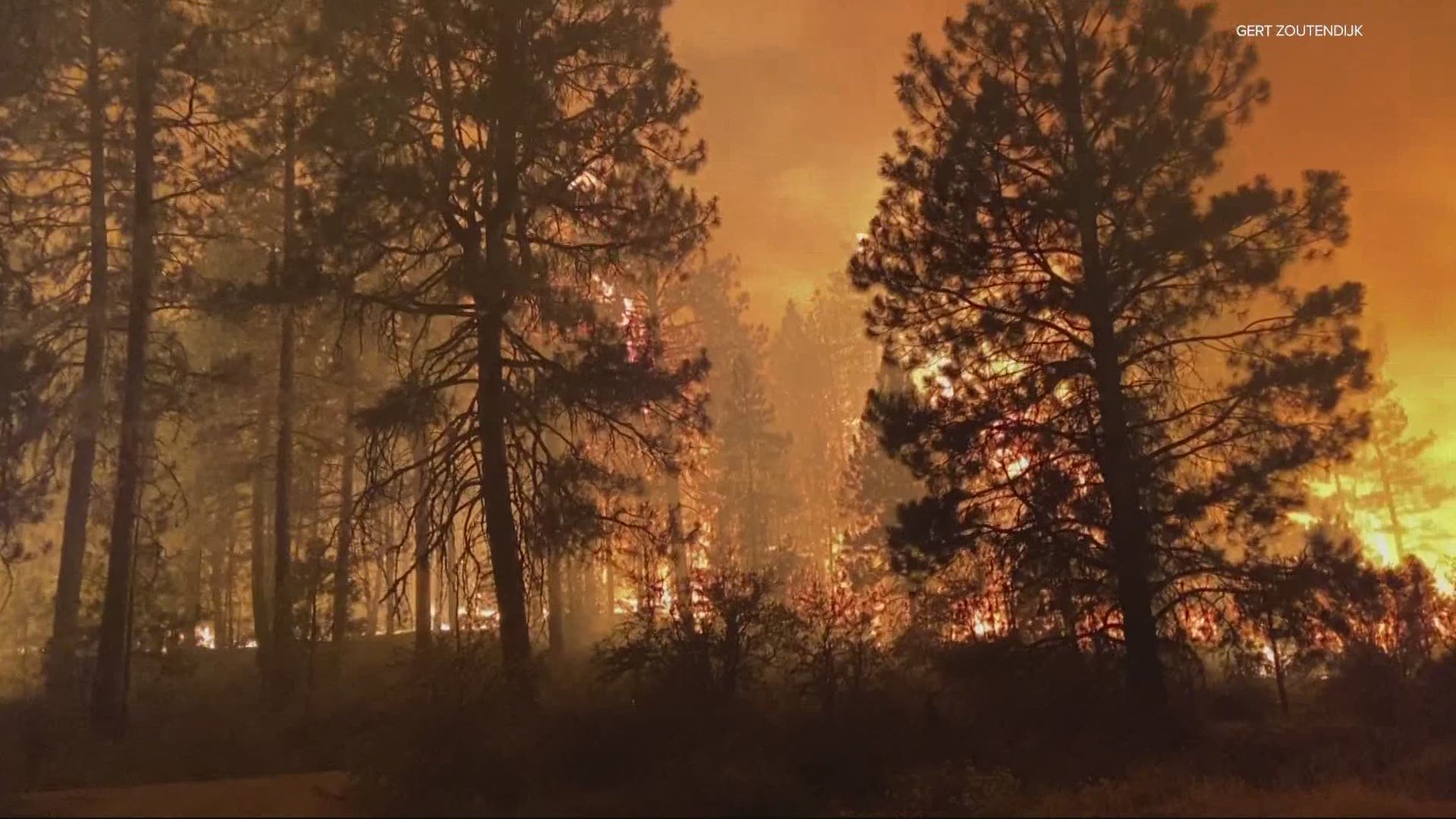 The Bootleg Fire is burning 28 miles northeast of Klamath Falls. Many who evacuated are wondering if their homes are still standing. Christine Pitawanich reports.