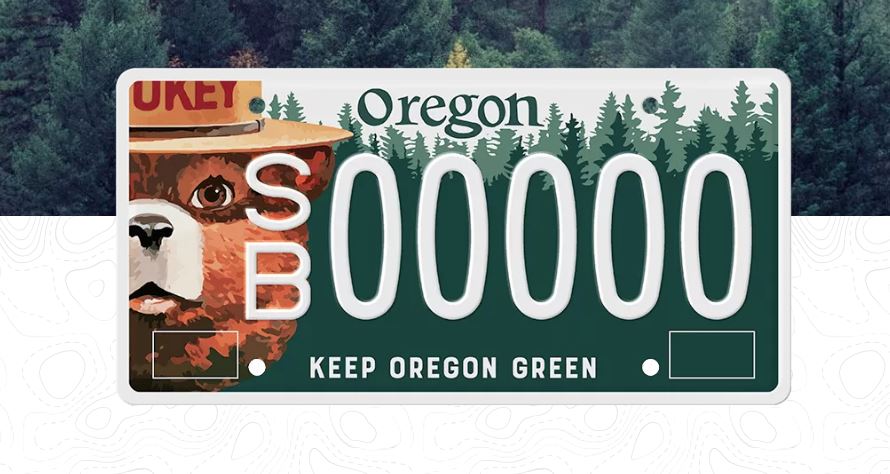 Only you can bring the Smokey Bear license plate to Oregon | kgw.com