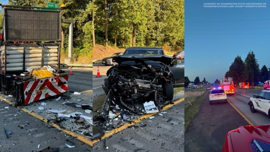 Fatal I-5 crash near Ridgefield: 1 dead, 4 injured; separate WSDOT ...