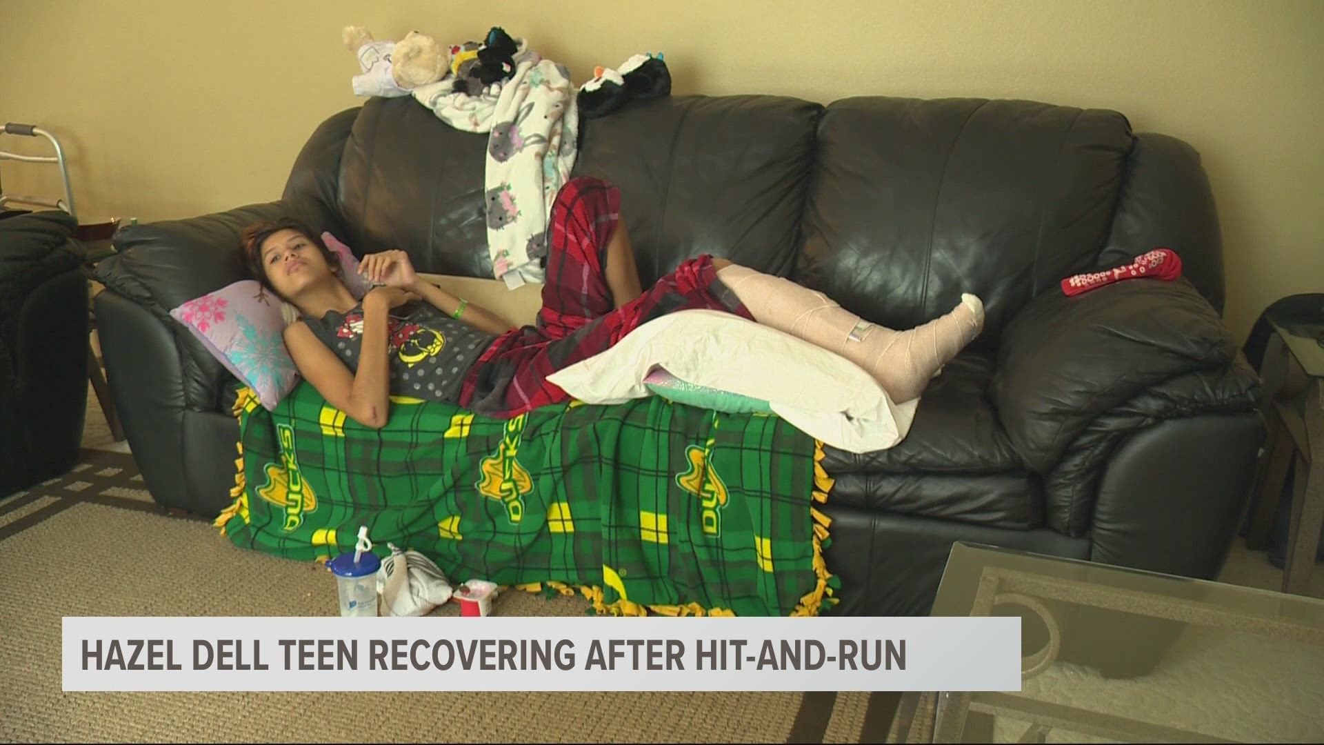 teen is recovering from her injuries after a hit-and-run crash.