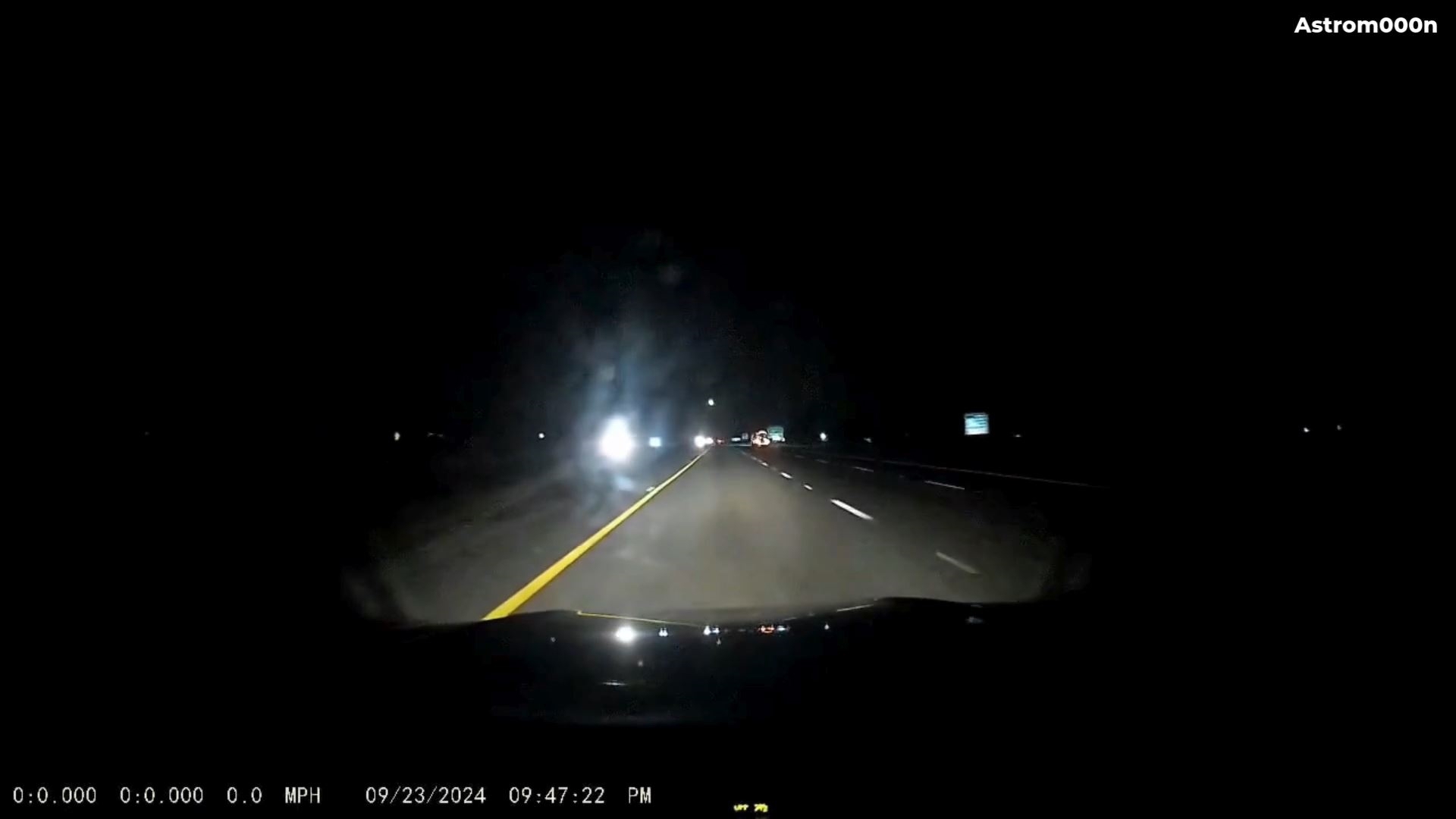 Dashboard camera video shows the meteor fireball that was visible over western Oregon Monday night.