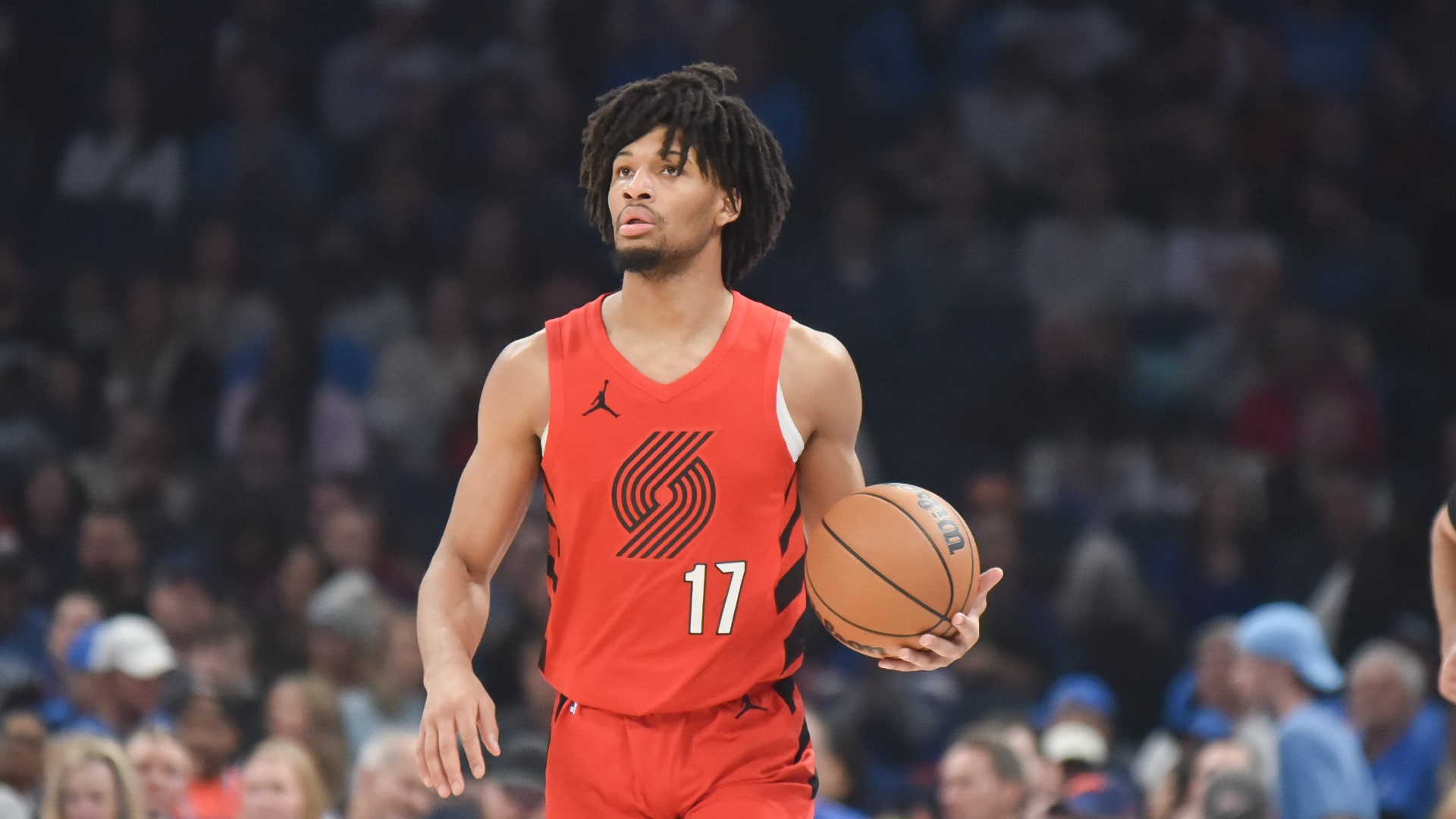 Portland Trail Blazers second-year guard Shaedon Sharpe discusses his second season in the NBA, his plans for the offseason and looks ahead to next season.