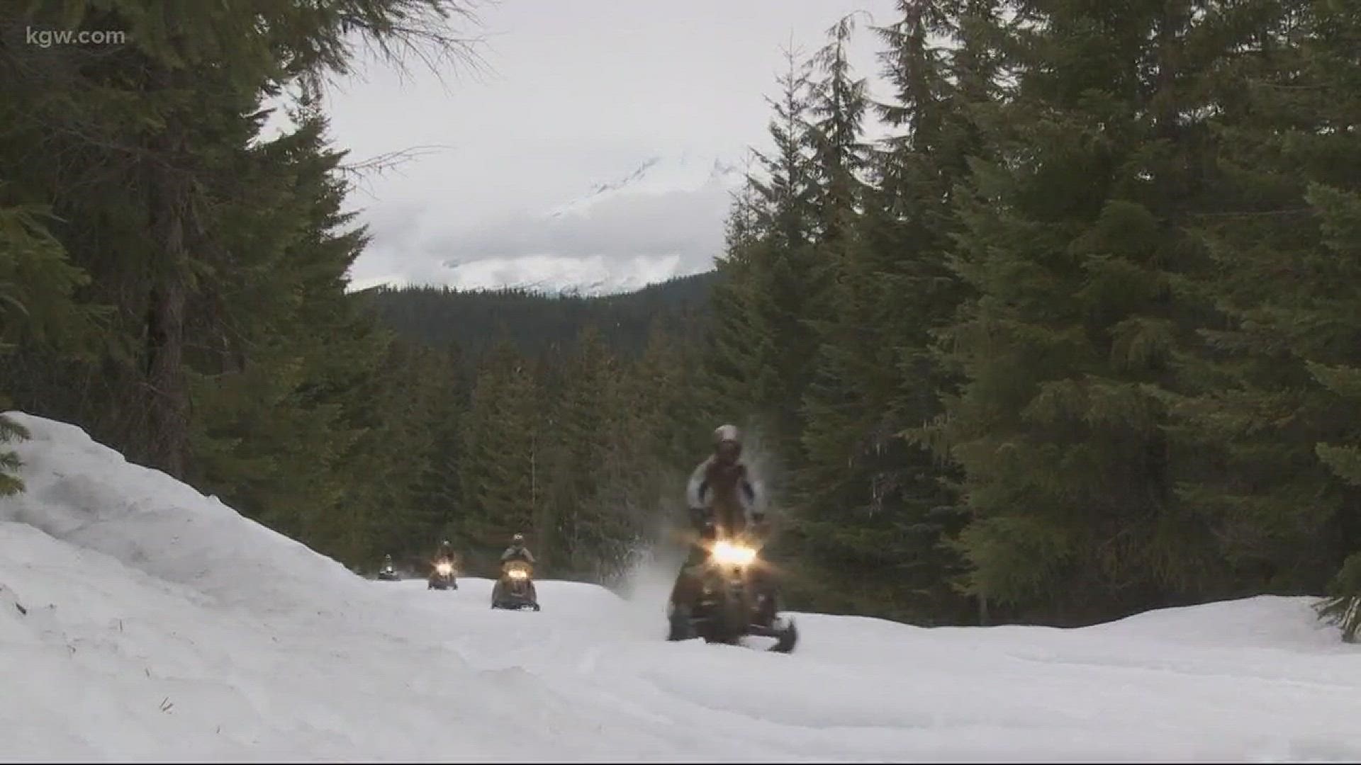 Grant's Getaways: Mount Hood snowmobile tours