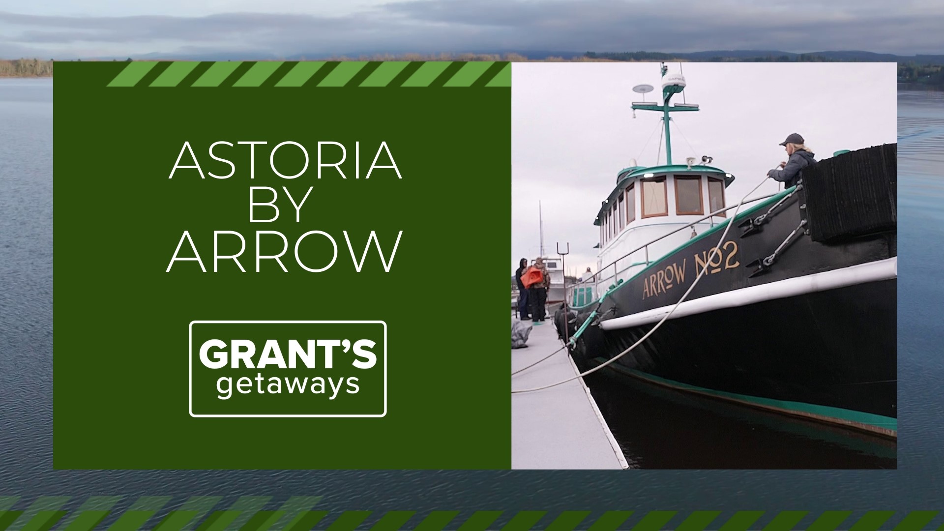 Visitors and locals can experience Astoria from the river on The Arrow, a former working boat that now offers excursions along the waterfront.