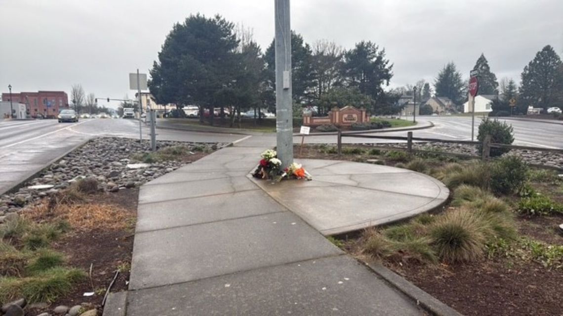 Immigration memorial vandalized in Newberg after vigil honoring those killed by federal agents