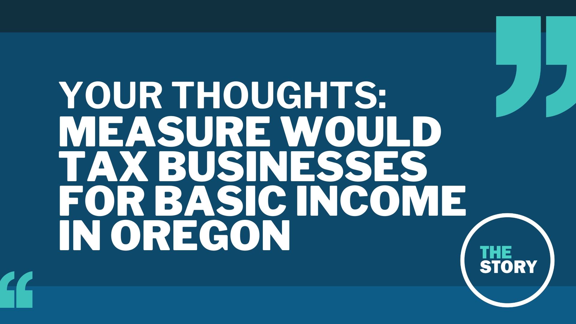 Yesterday, we took you through what we know about Measure 118, and the arguments for and against. Here's what you had to say.