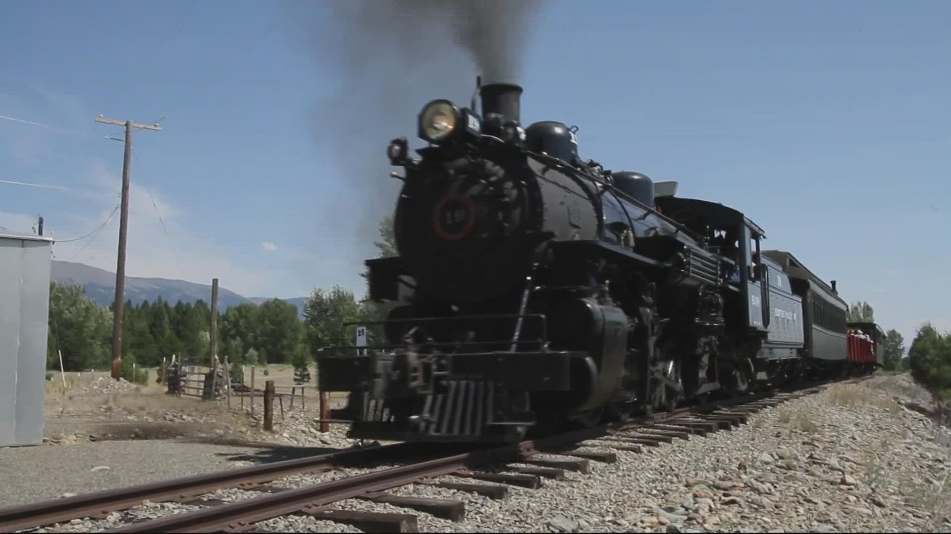 Grant McOmie explores the Sumpter Valley Railroad. The corridor also connects to off-road trail adventures.