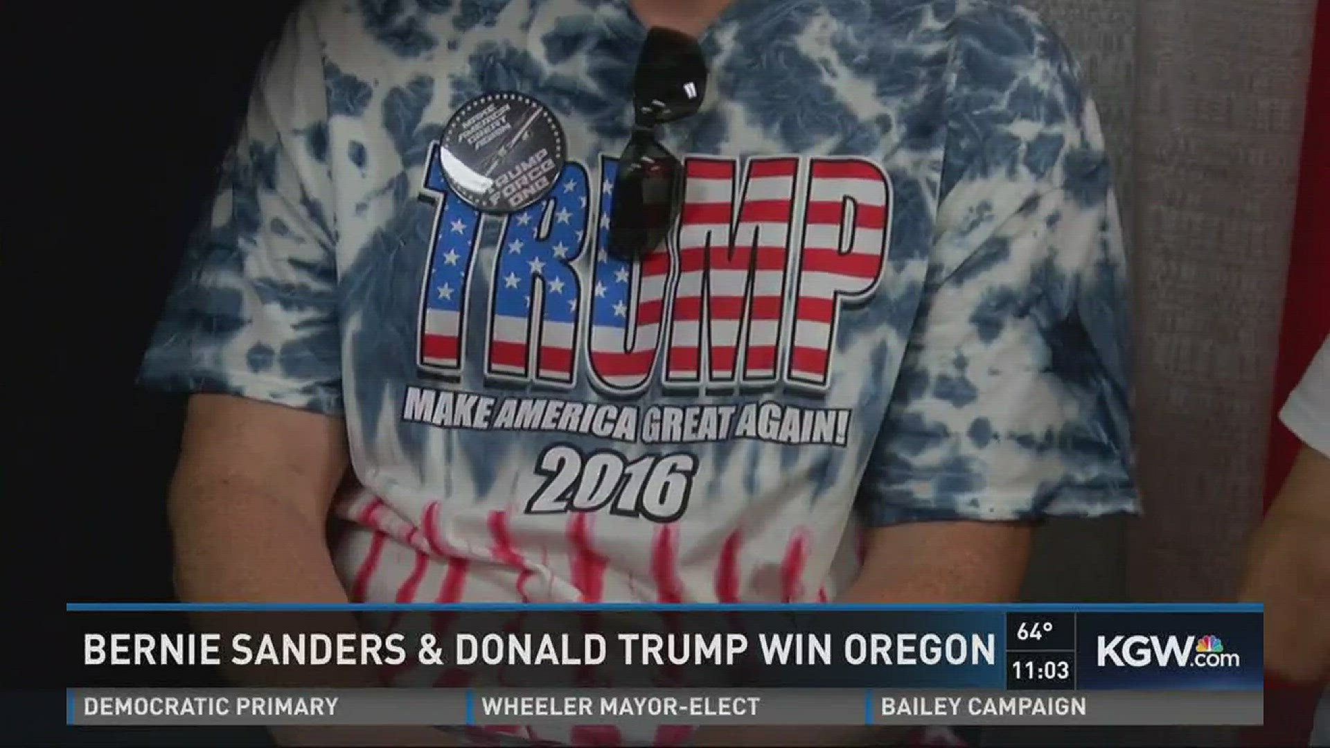 Bernie Sanders, Donald Trump win Oregon