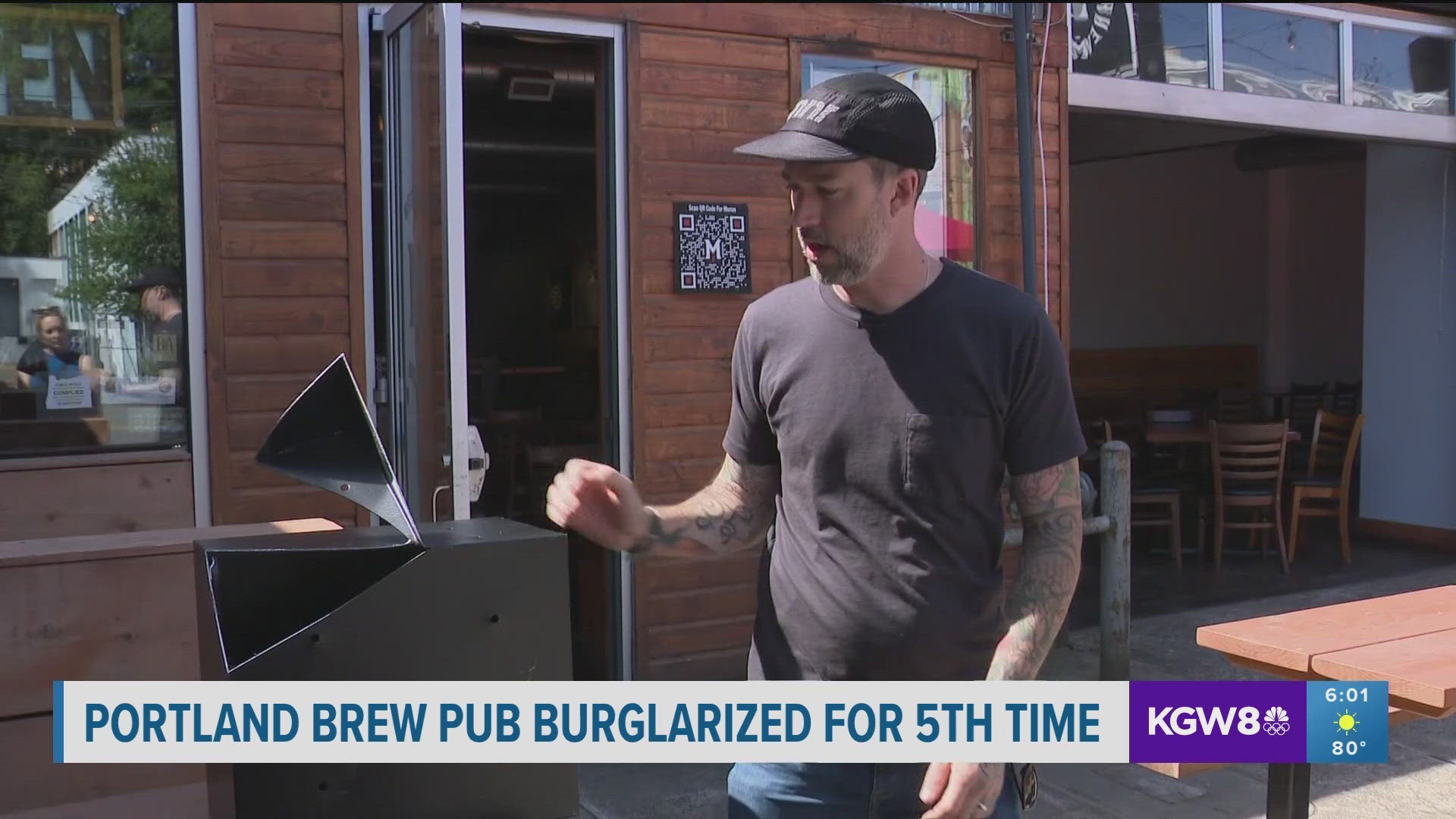 Migration Brewing is now out thousands of dollars after a pair of thieves broke in and cut into the safe.