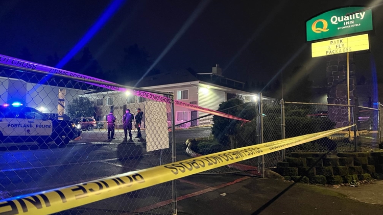 Shooting leaves 1 dead outside Quality Inn in Northeast Portland | kgw.com