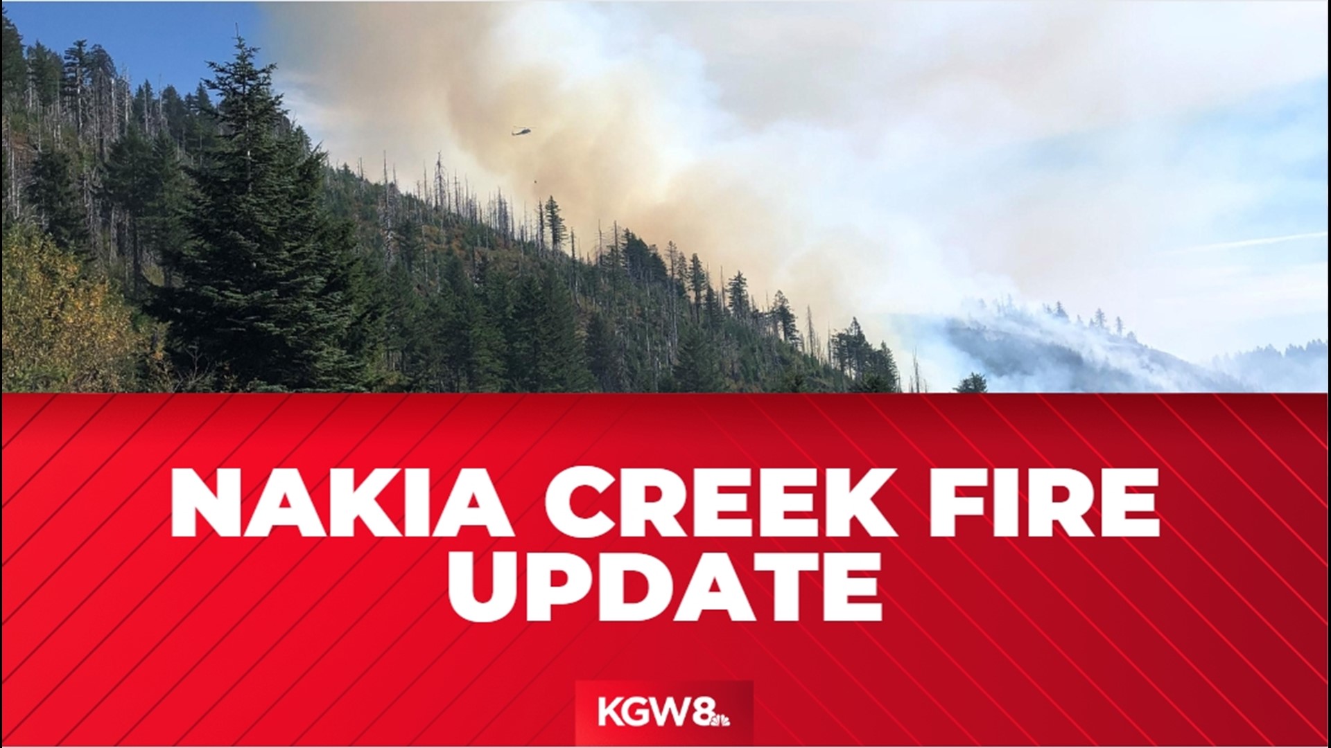 Watch live as officials provide updates on the Nakia Creek Fire in Washington.