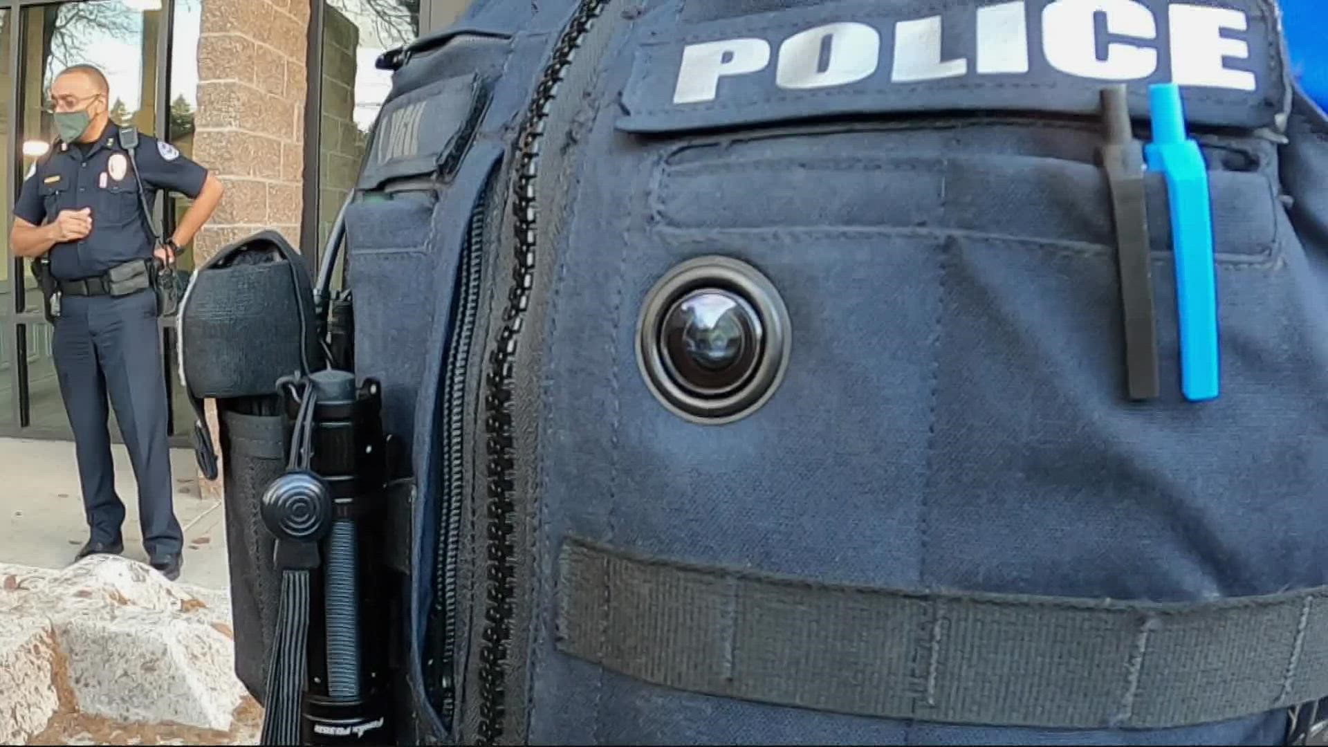 A handful of Vancouver Police officers are testing out body cameras. It's part of a bigger effort to equip all officers and vehicles with cameras by next year.