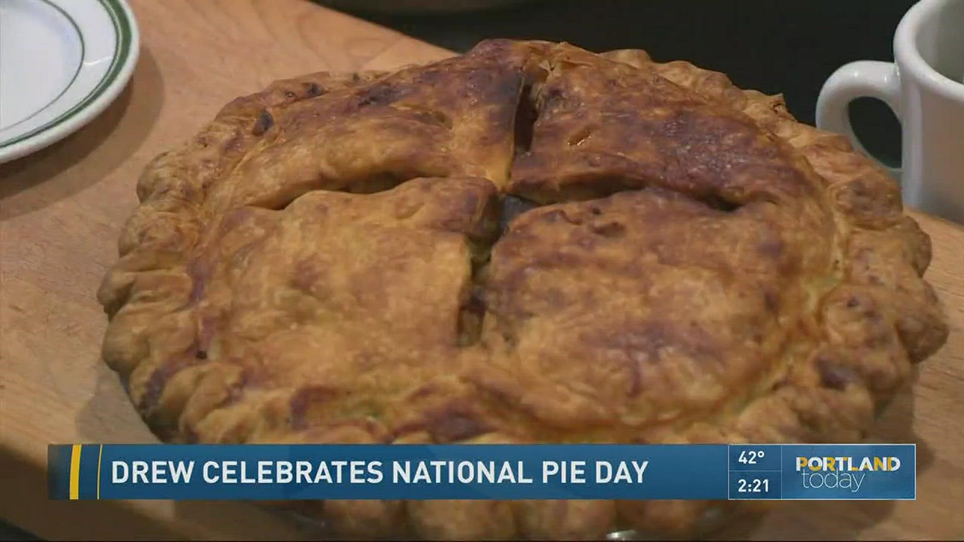 Drew celebrates National Pie Day