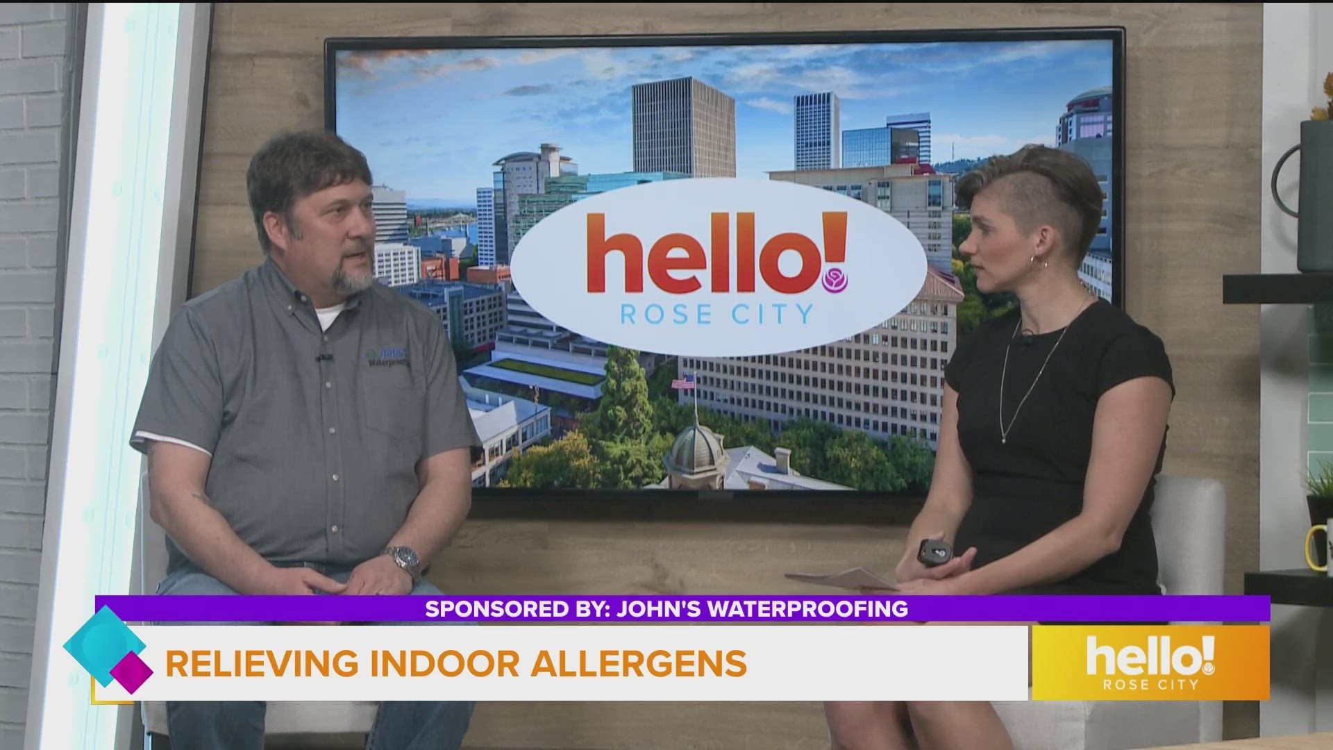 This segment is sponsored by John's Waterproofing