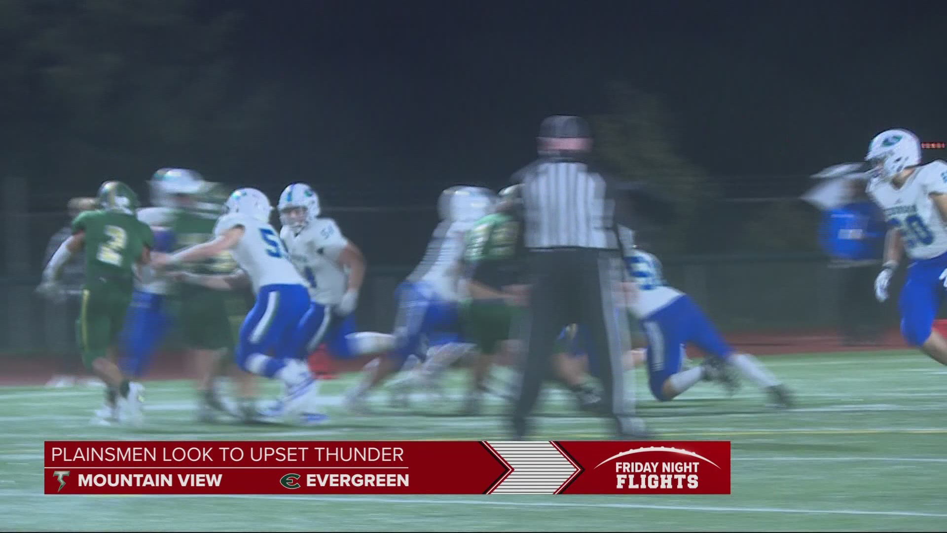 Highlights of Evergreen's 40-35 win over Mountain View. Highlights are part of KGW's Friday Night Flights with Orlando Sanchez.