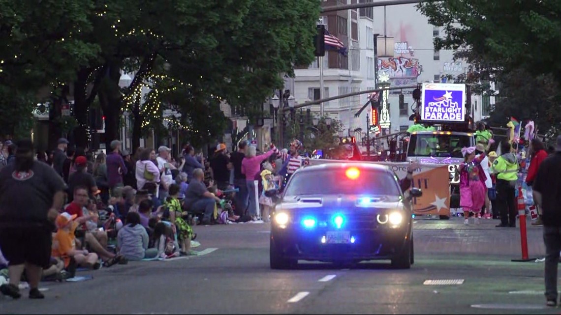 Starlight Parade in downtown Portland