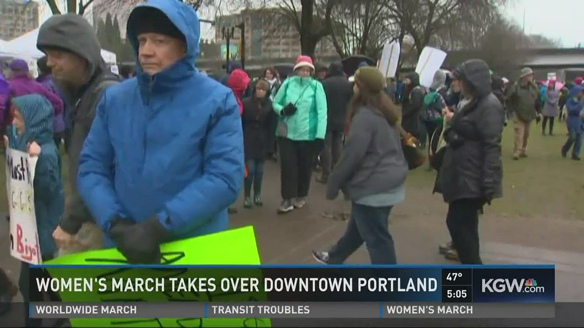 Organizers say 100,000 people join Women's March in Portland
