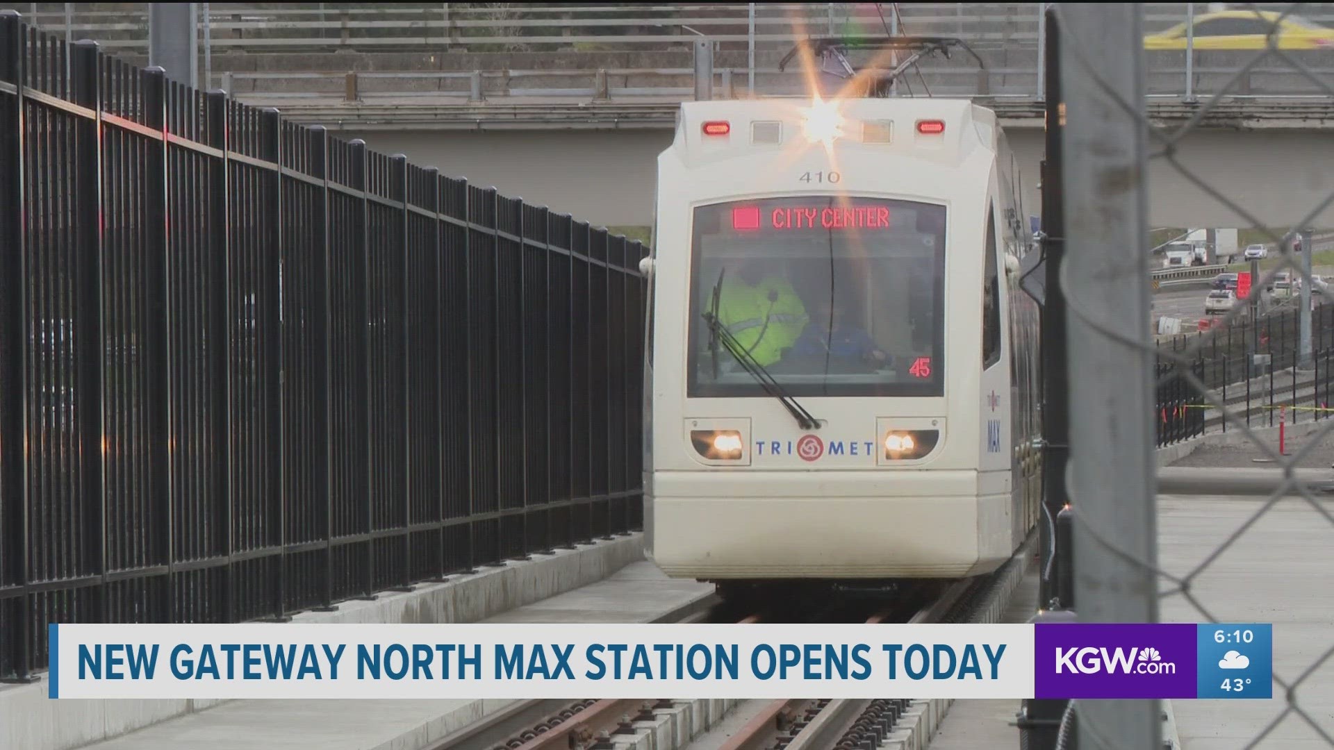 Red line trains heading to and from Portland International Airport used to have to share a single track near Gateway. The project added a second track and platform.