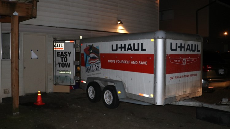 Stolen U-Haul truck and trailer, couple's belongings recovered in Gresham; suspect arrested