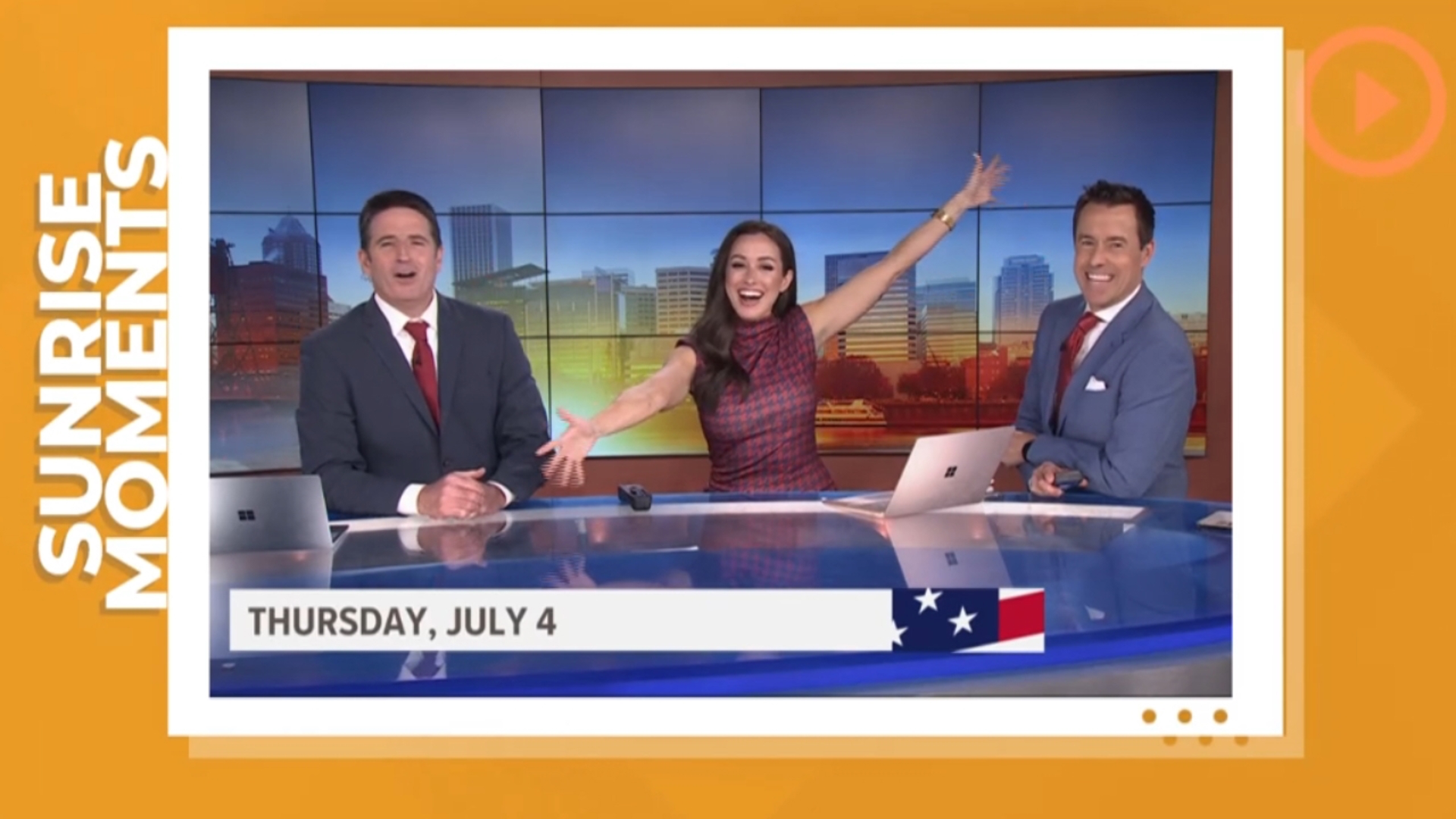 KGW Sunrise looked back at some of the lighter moments of the week.