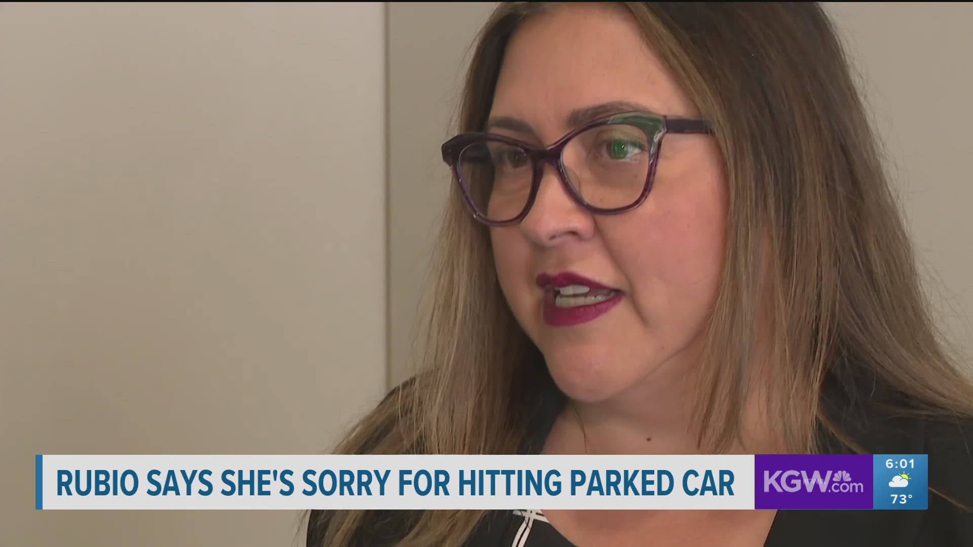 The Tesla owner said she became concerned after seeing Rubio's record of amassing unpaid parking tickets and traffic violations over 20 years,