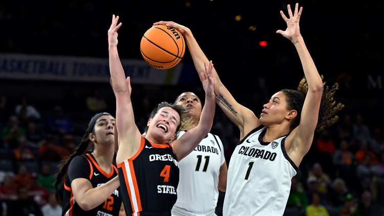 Beavers ousted from Pac-12 women's tournament after 62-54 loss to Colorado