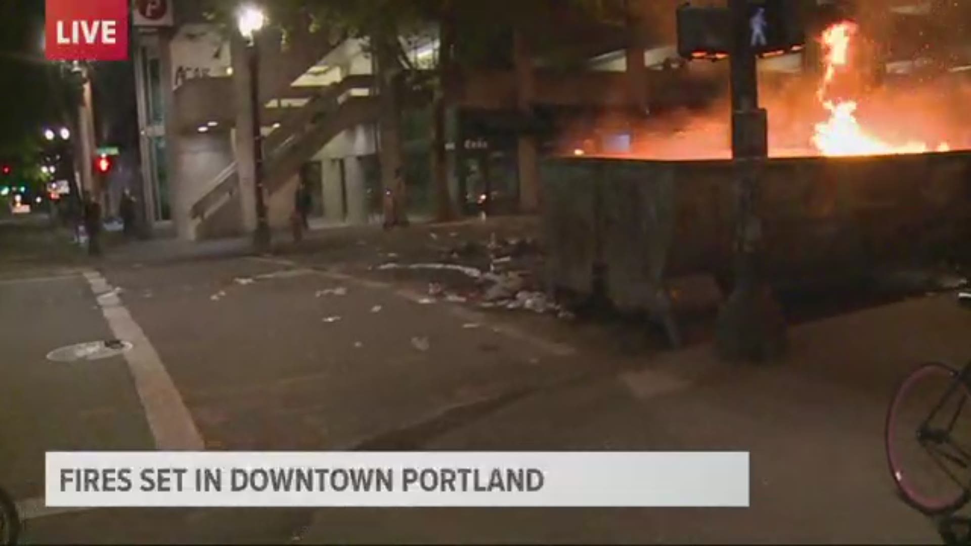 Mayor Ted Wheeler reacts to riot, vandalism, fires in downtown Portland